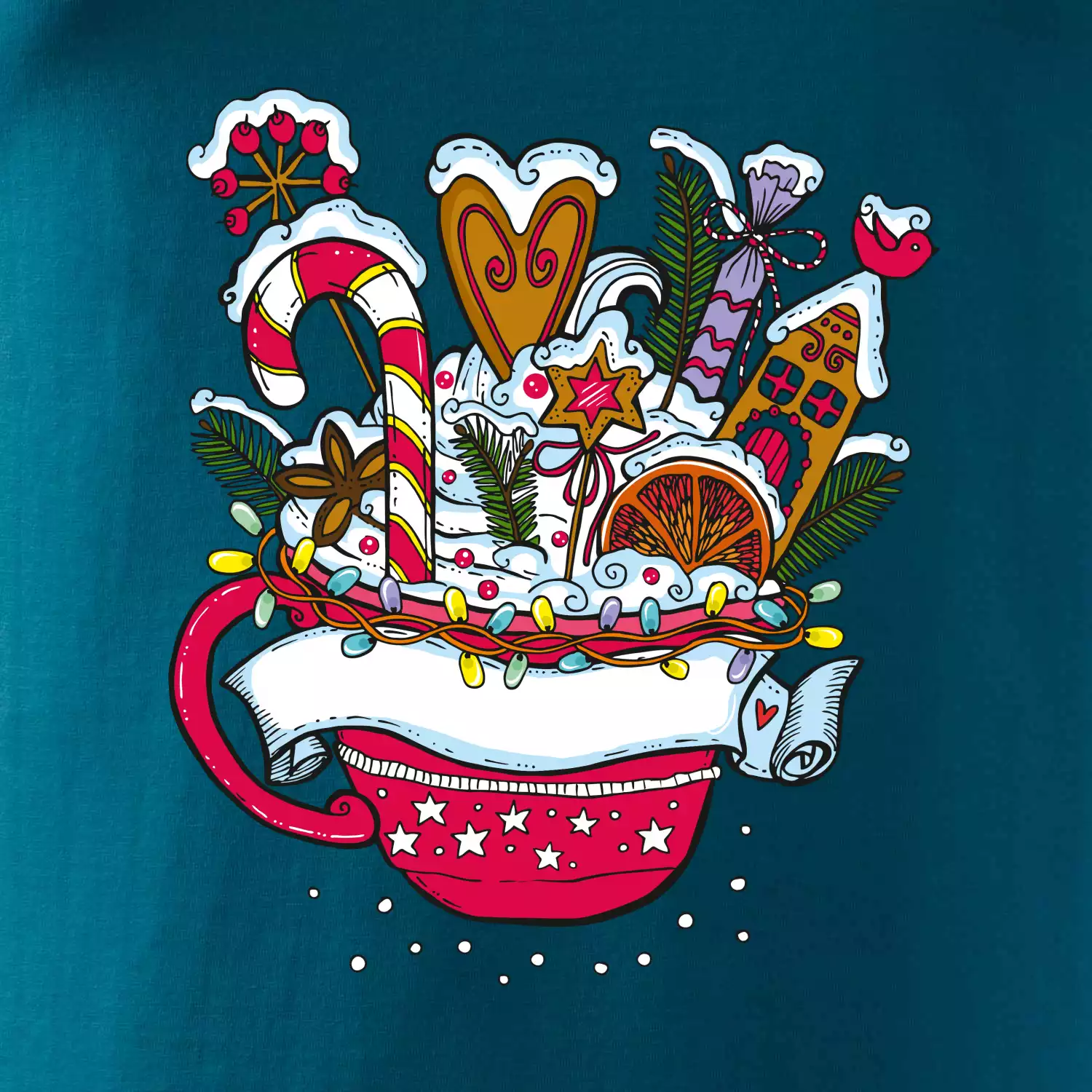 Vianočný Punč - hrnček (Pecka design)