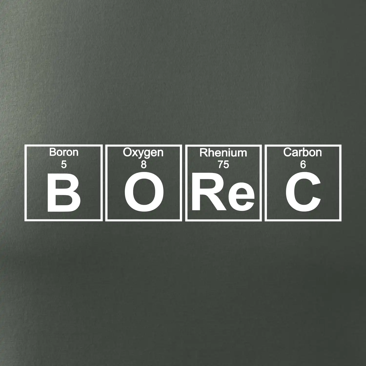 Borec - Periodická tabulka