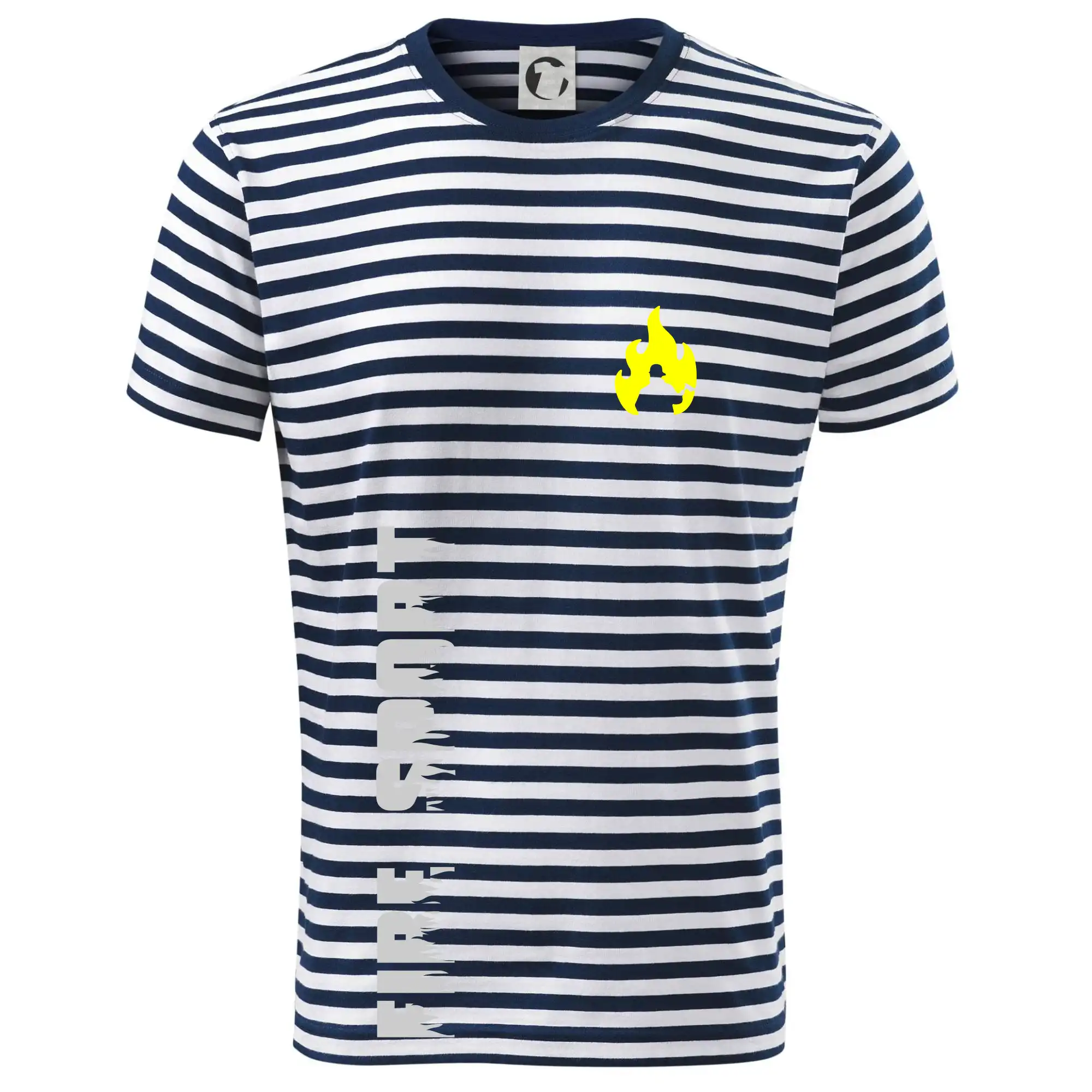 Originálne tričká pre hasičov - Hasiči - Váš názov - FLUO + Reflexná potlač - Tričko na vodu