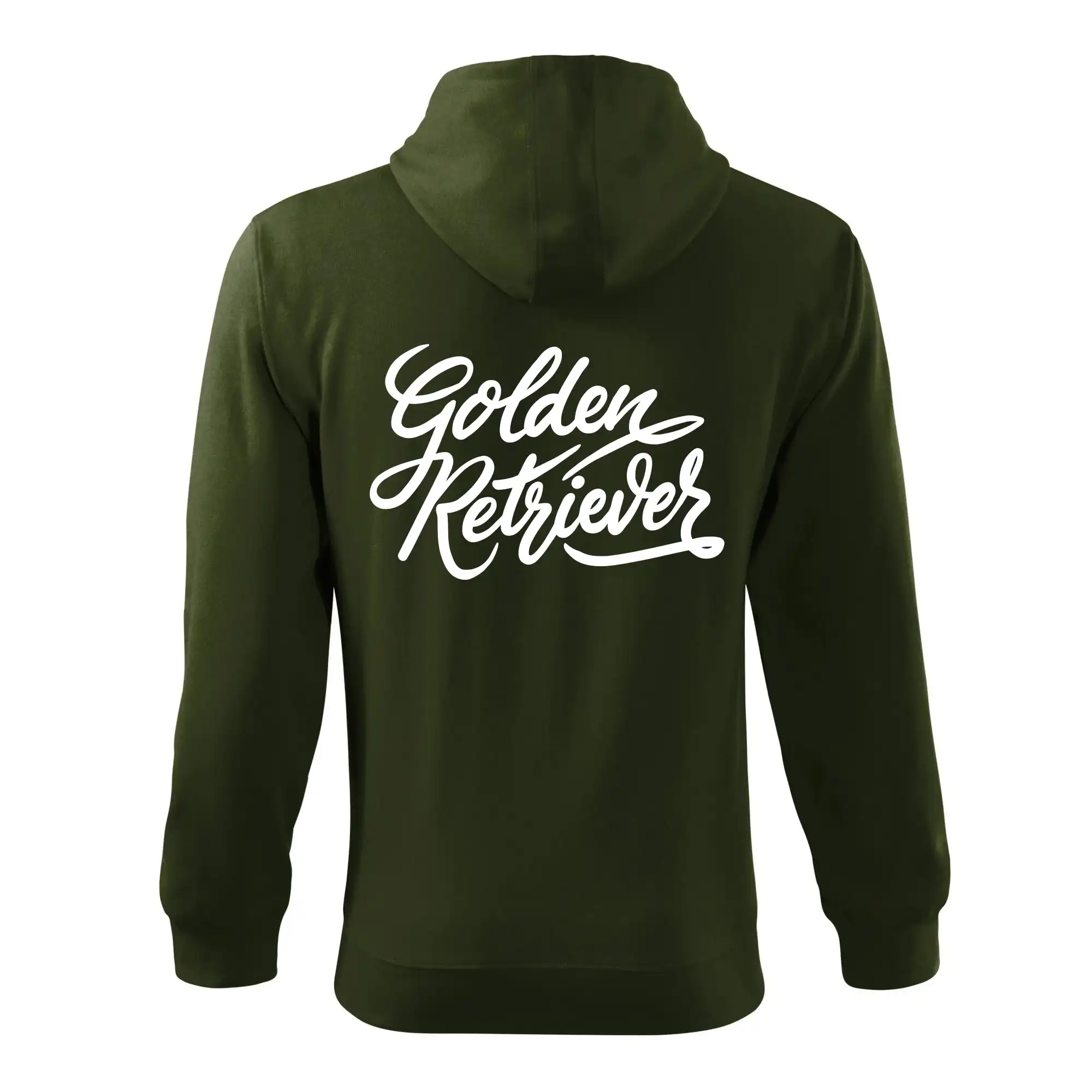 Labrador - Golden retriever - nápis okrasný - Mikina s kapucňou na zips trendy zipper