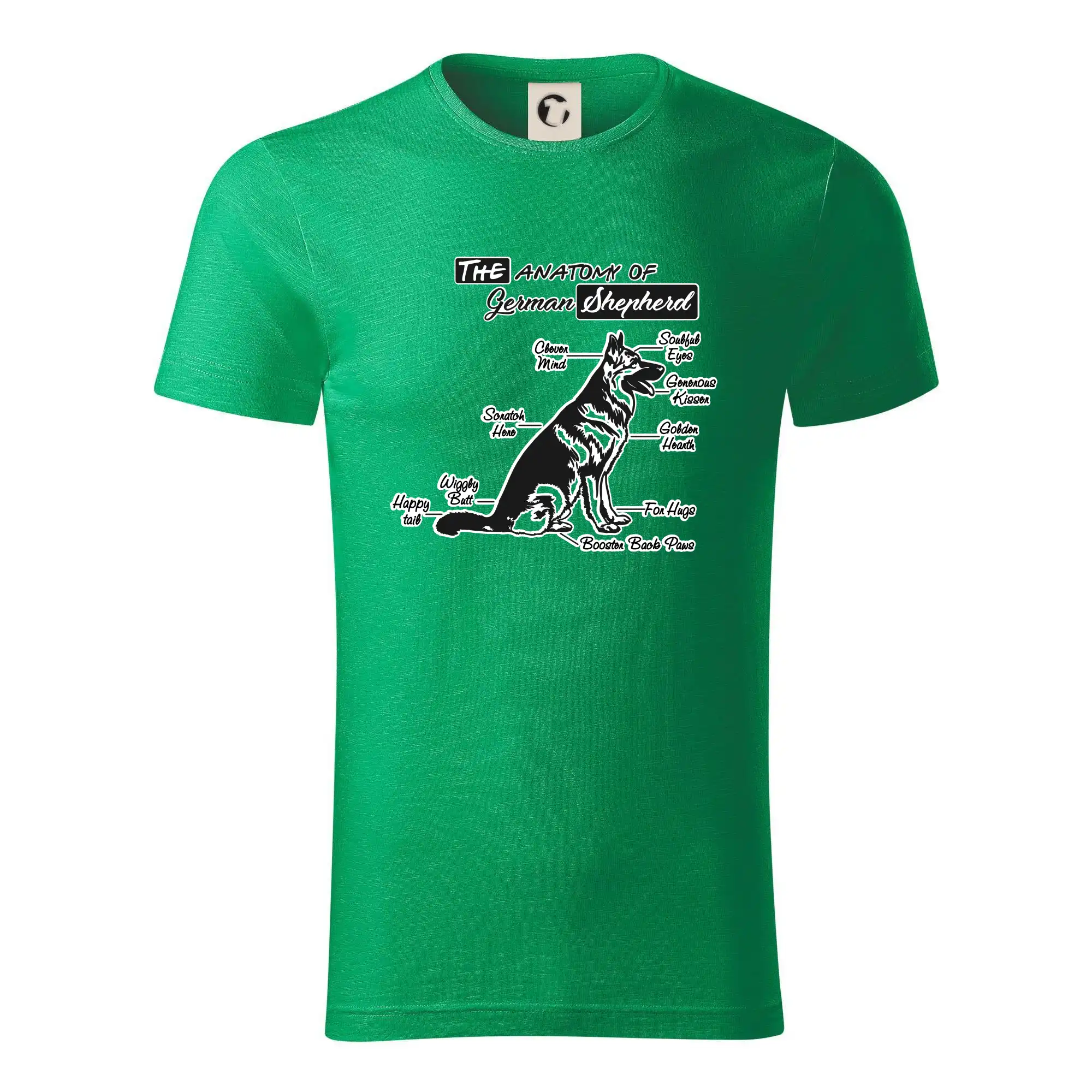 Nemecký ovčiak - Nemecký ovčiak - Anatómia - Tričko z organickej bavlny