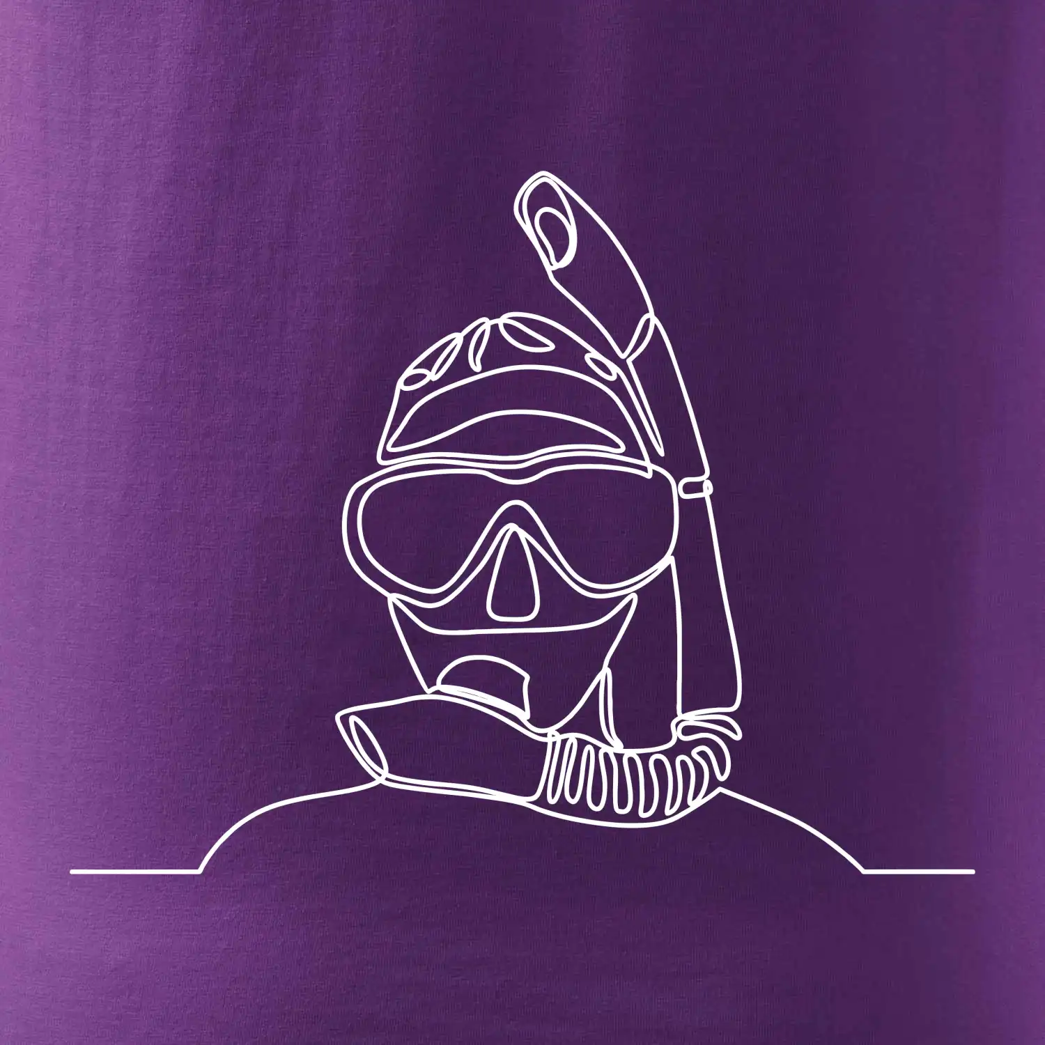 Potápěč jedním tahem