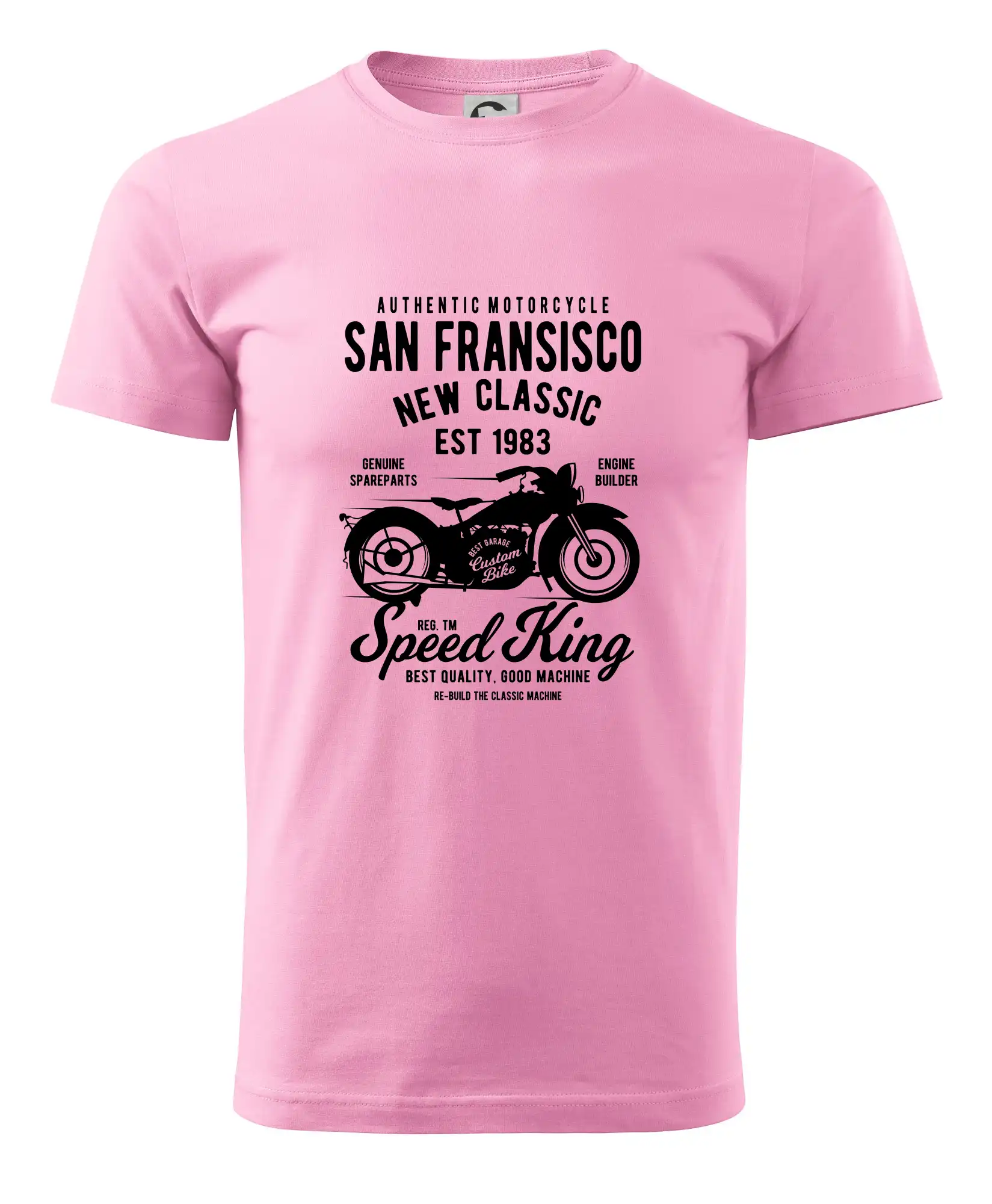 Tričká a mikiny s potlačou motoriek – pre pravých motorkárov - San Fransisco Motorcycle - Pánske tričko nižšej gramáže