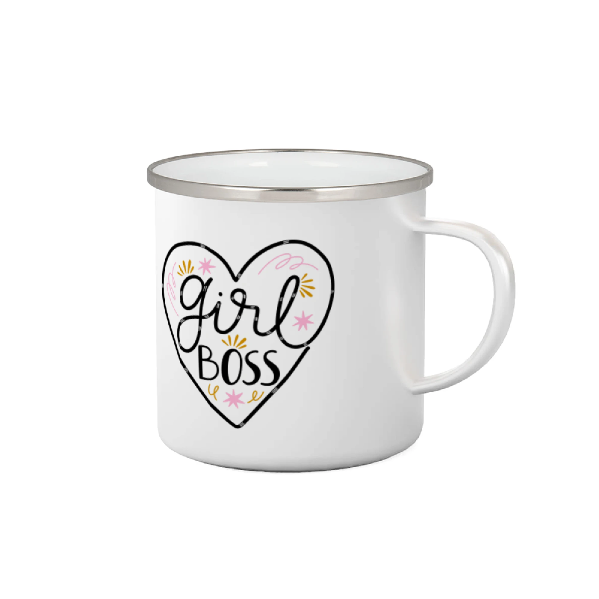 Tričká a mikiny pre dcéru - Girl boss - srdce - Plecháčik
