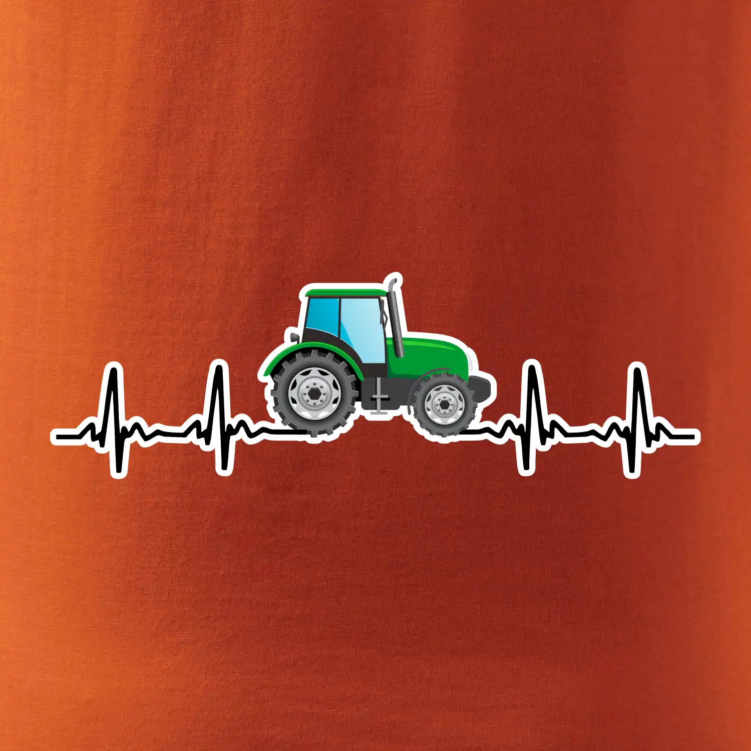 Traktor barevný ekg