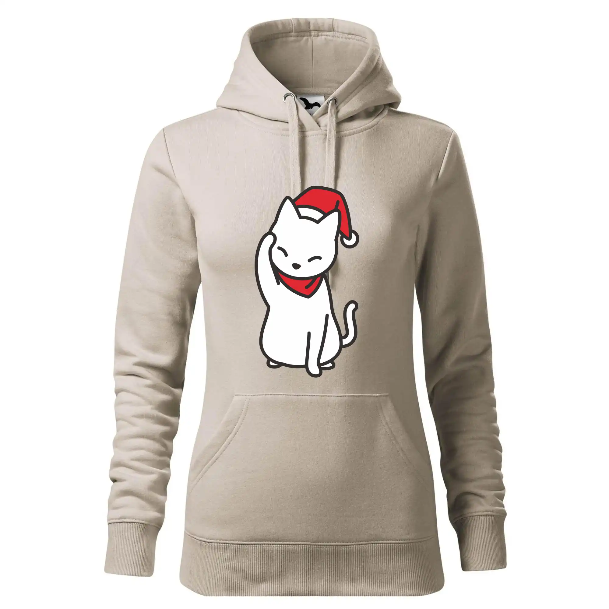 Vánoční kočka mávající