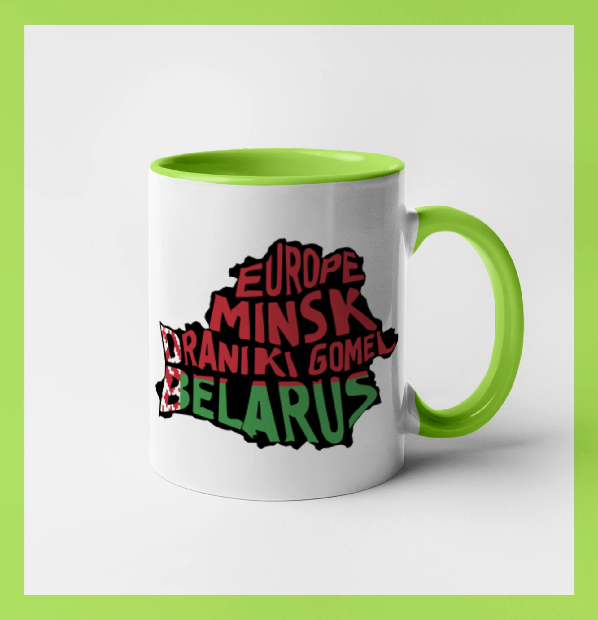 Mapy - názvy měst - Bělorusko