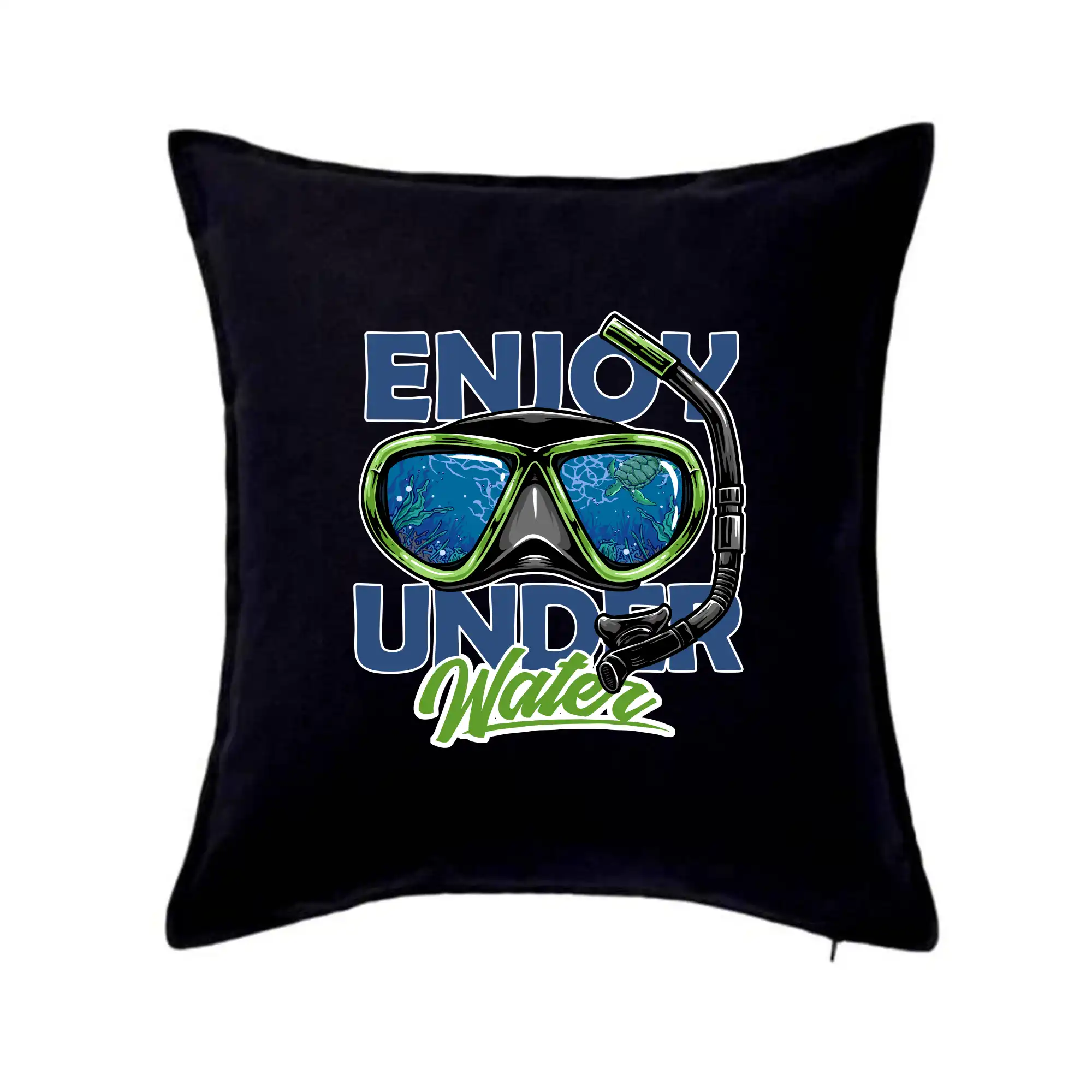 Potápačské tričká - Enjoy Under Water - Vankúš 50x50