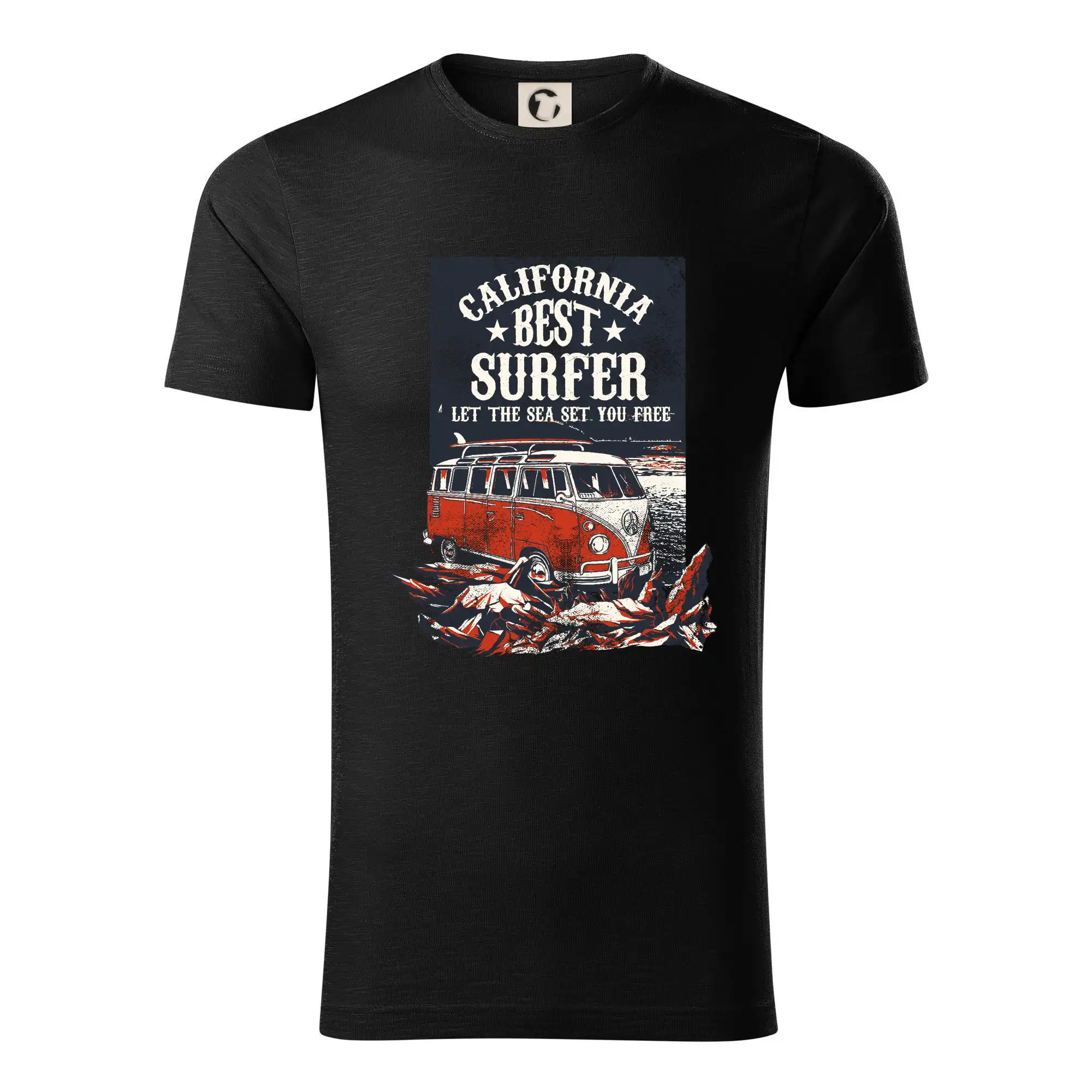 Trička na kempovanie - Let the Sea Set You Free - Tričko z organickej bavlny