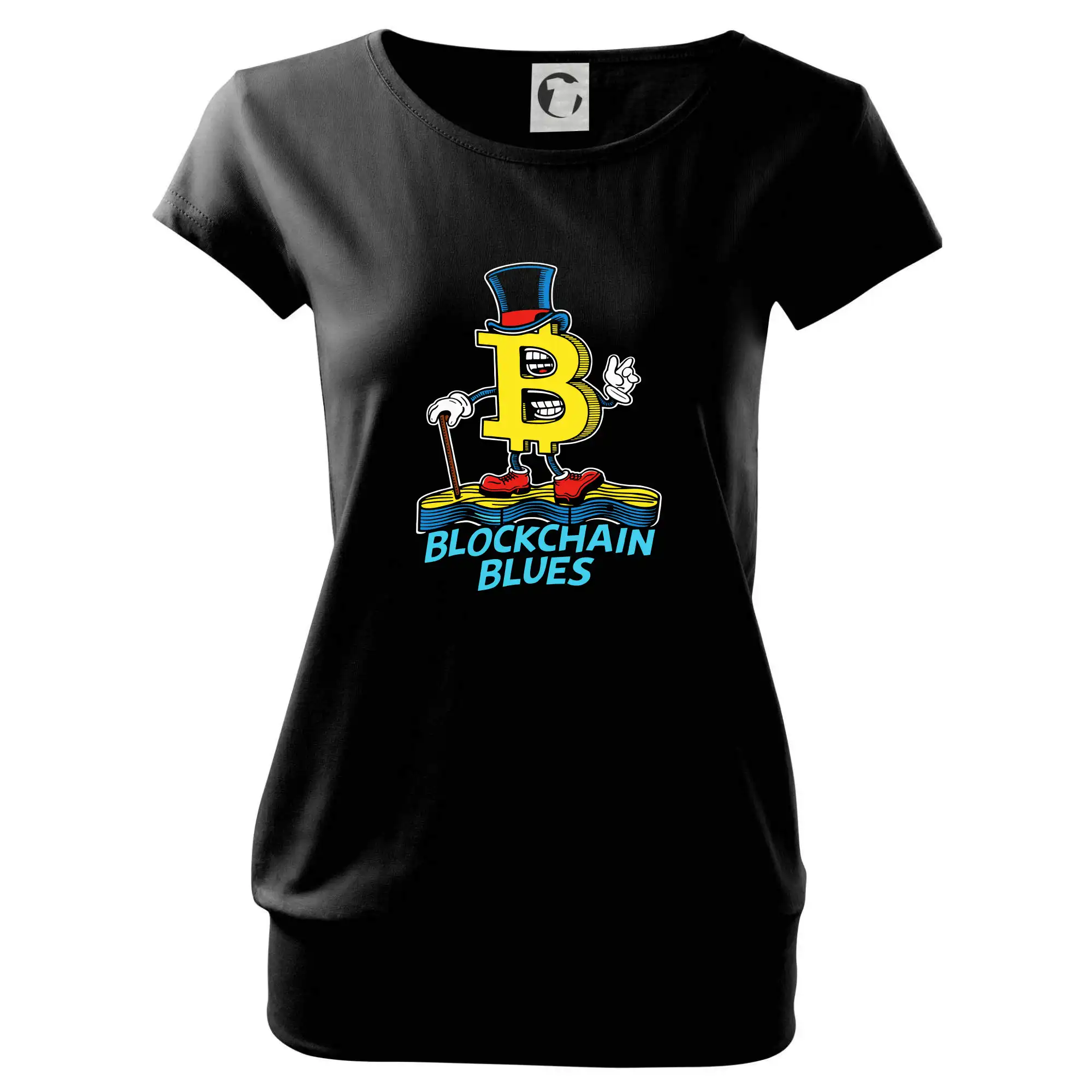 Blockchain Blues - Voľné tričko city