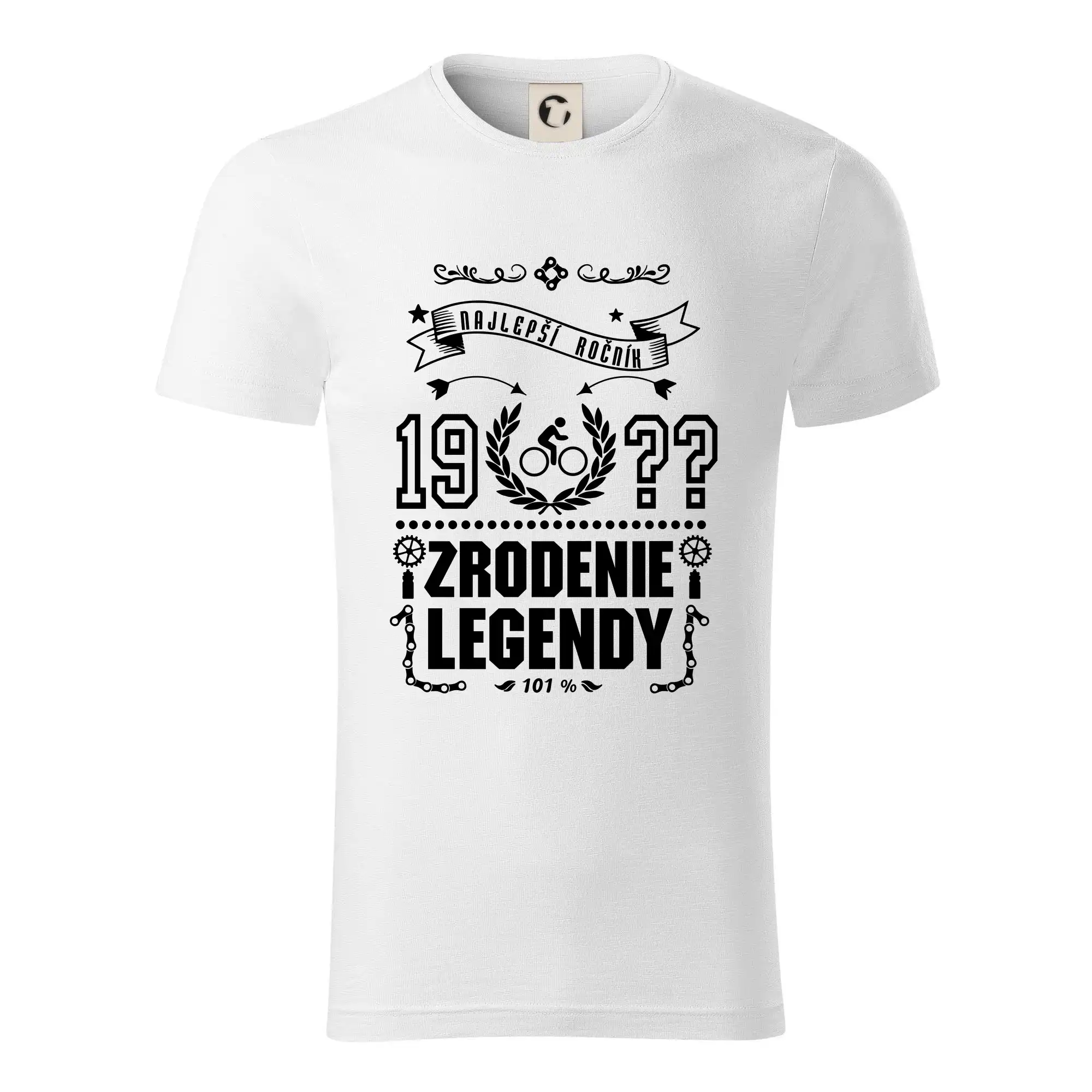 Trička Zrodenie legendy - Zrodenie legendy - pre cyklistu - Tričko z organickej bavlny