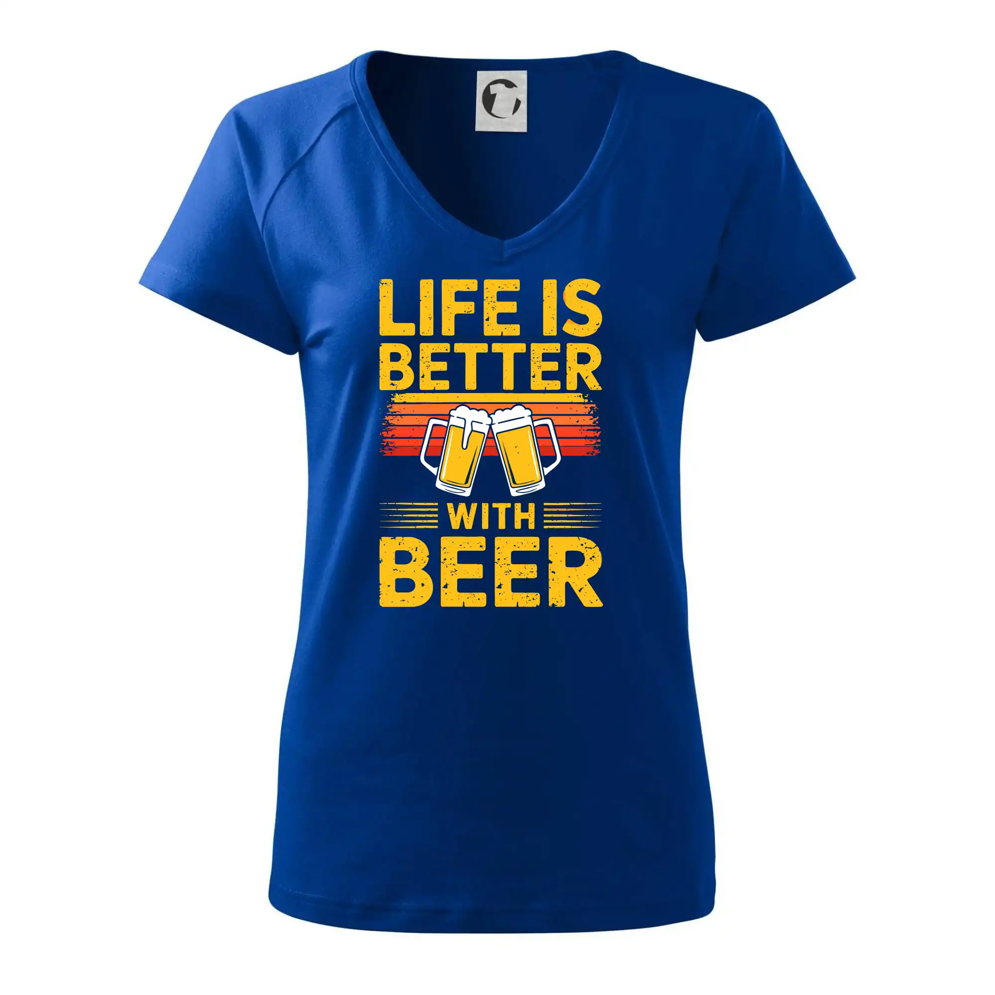 Life is better with beer - oranžové
