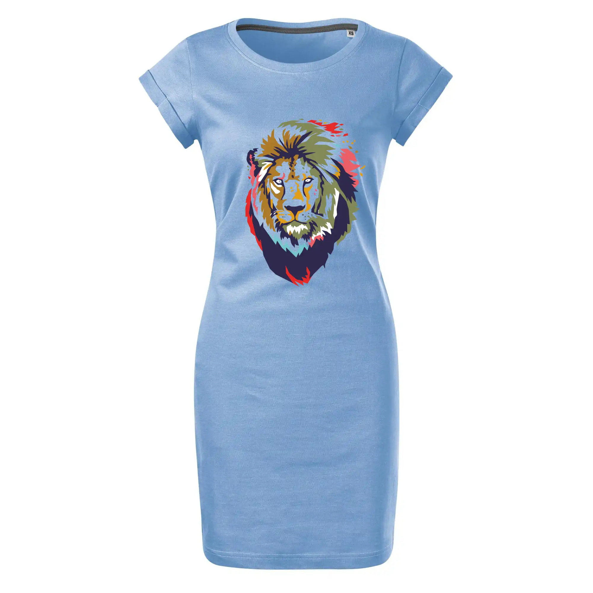 Hlava lva kreslená jednoduchá