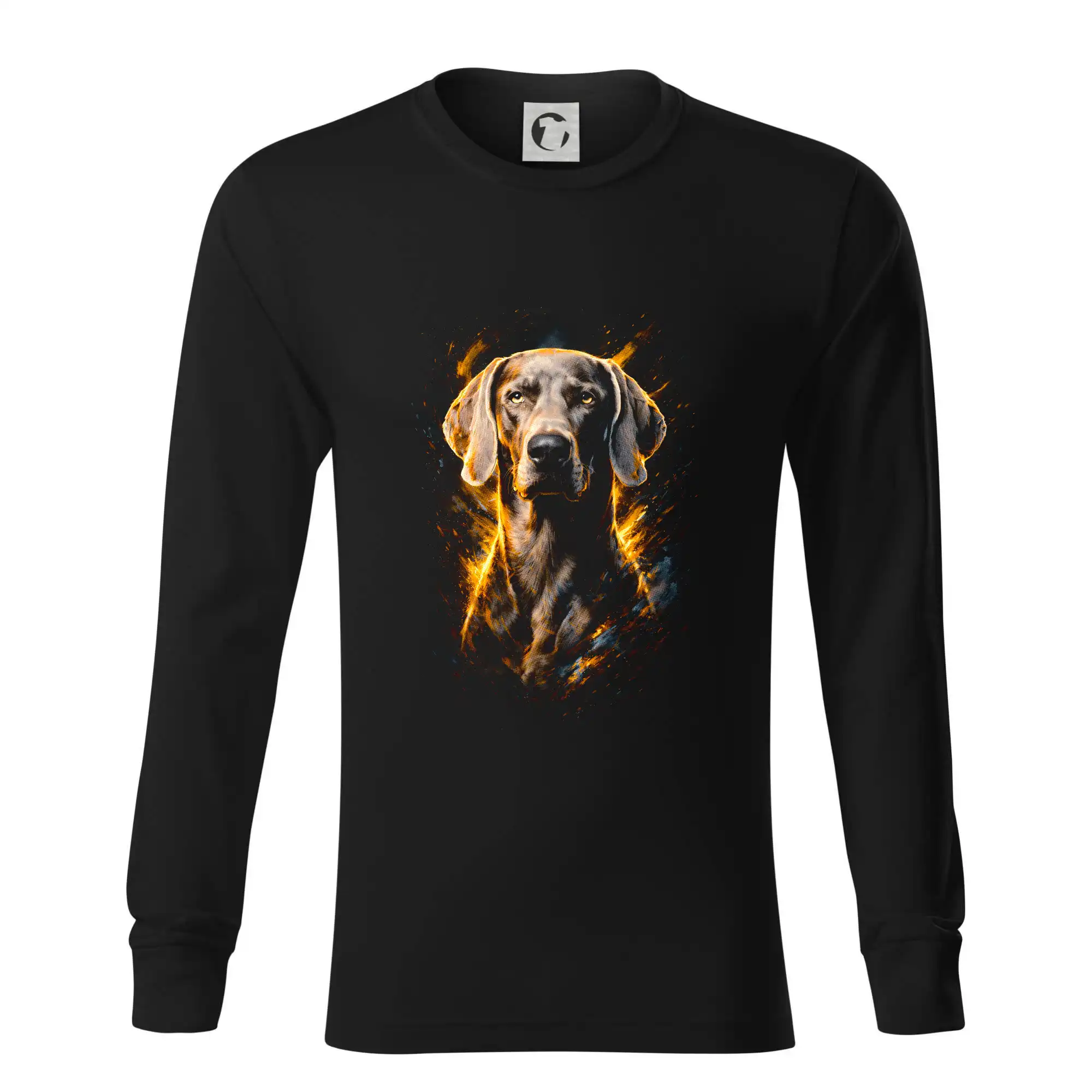 Obrázek polotón výmarský ohař hlava