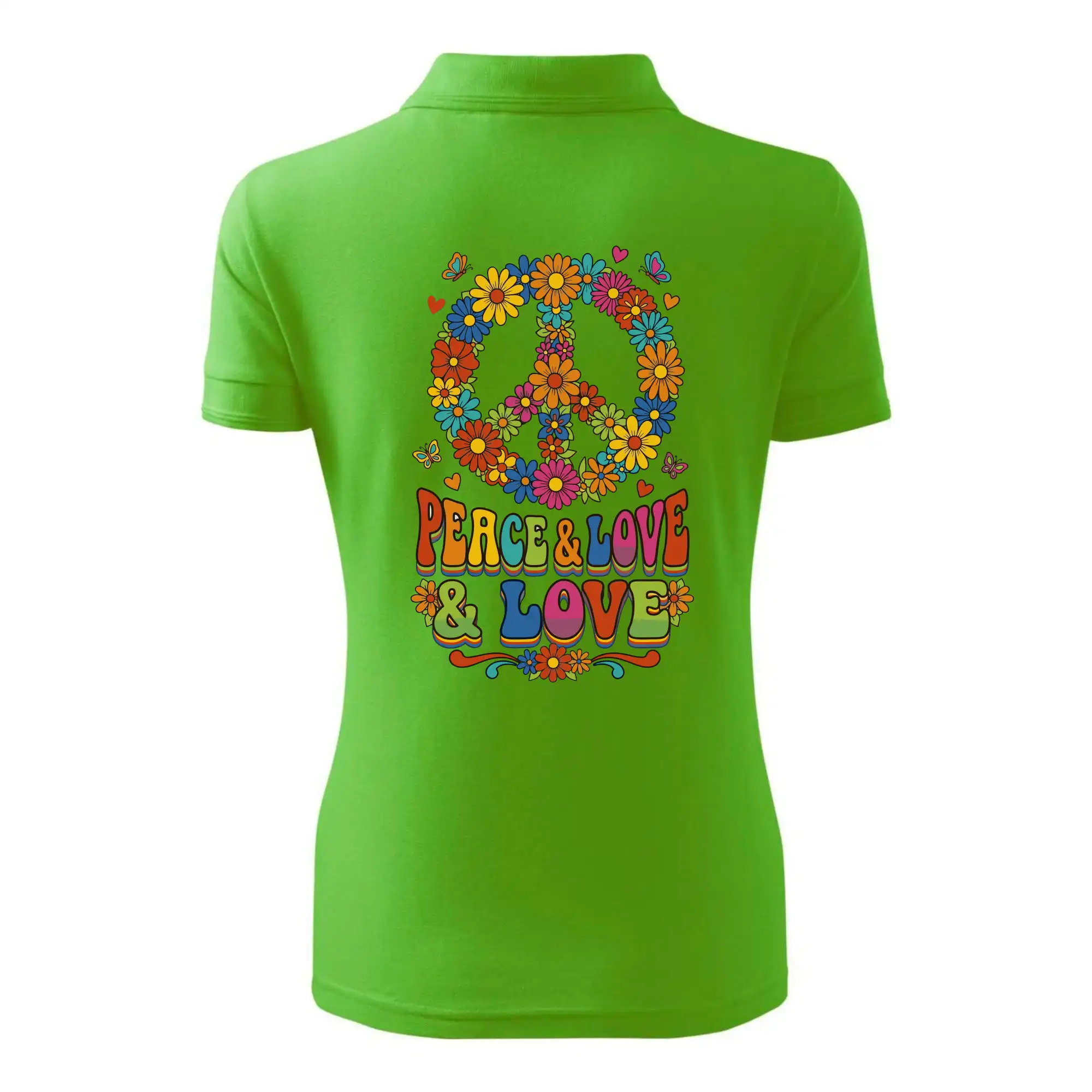 Peace and love - na výšku s květy