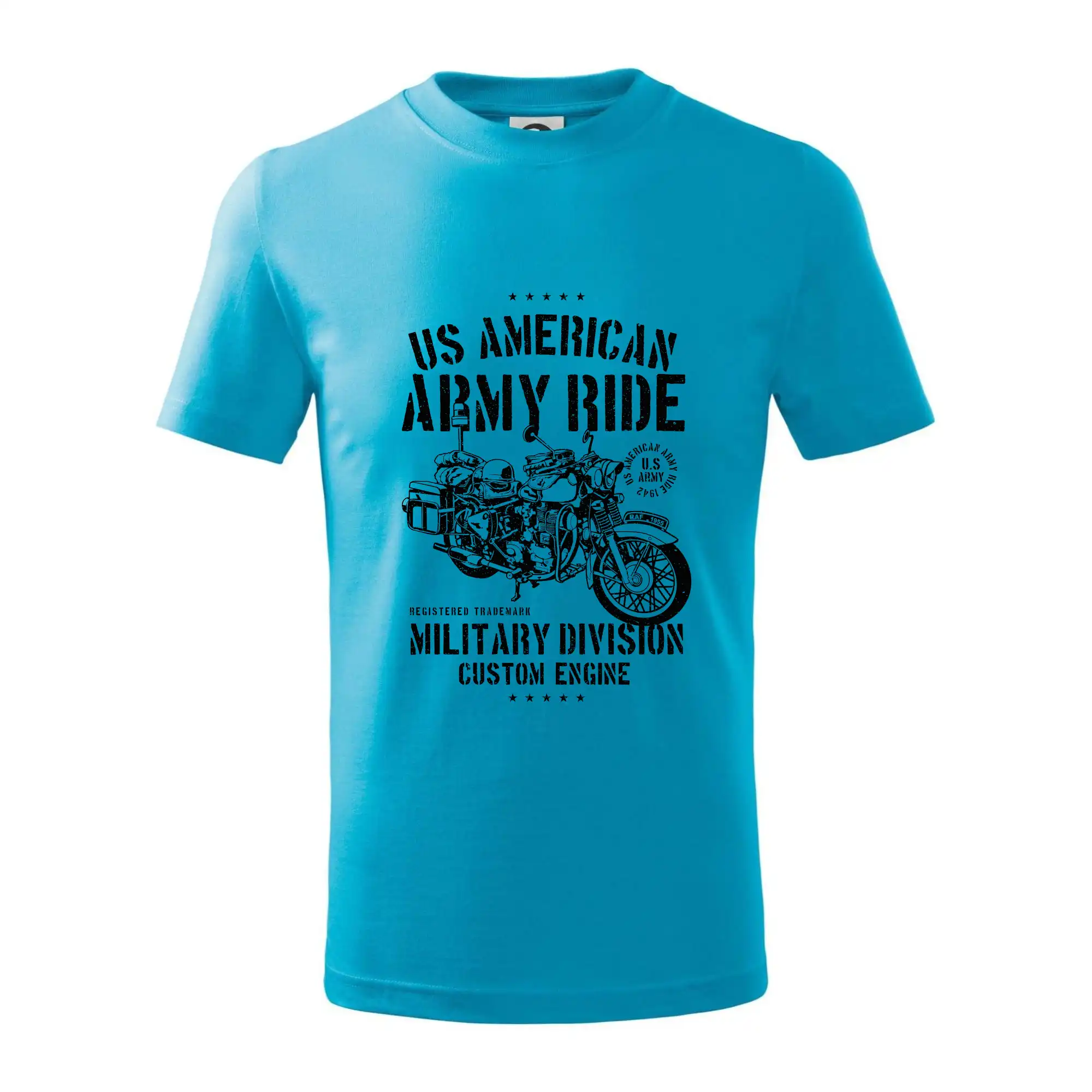 Army Ride Motorcycle - Tričko detské bavlnené