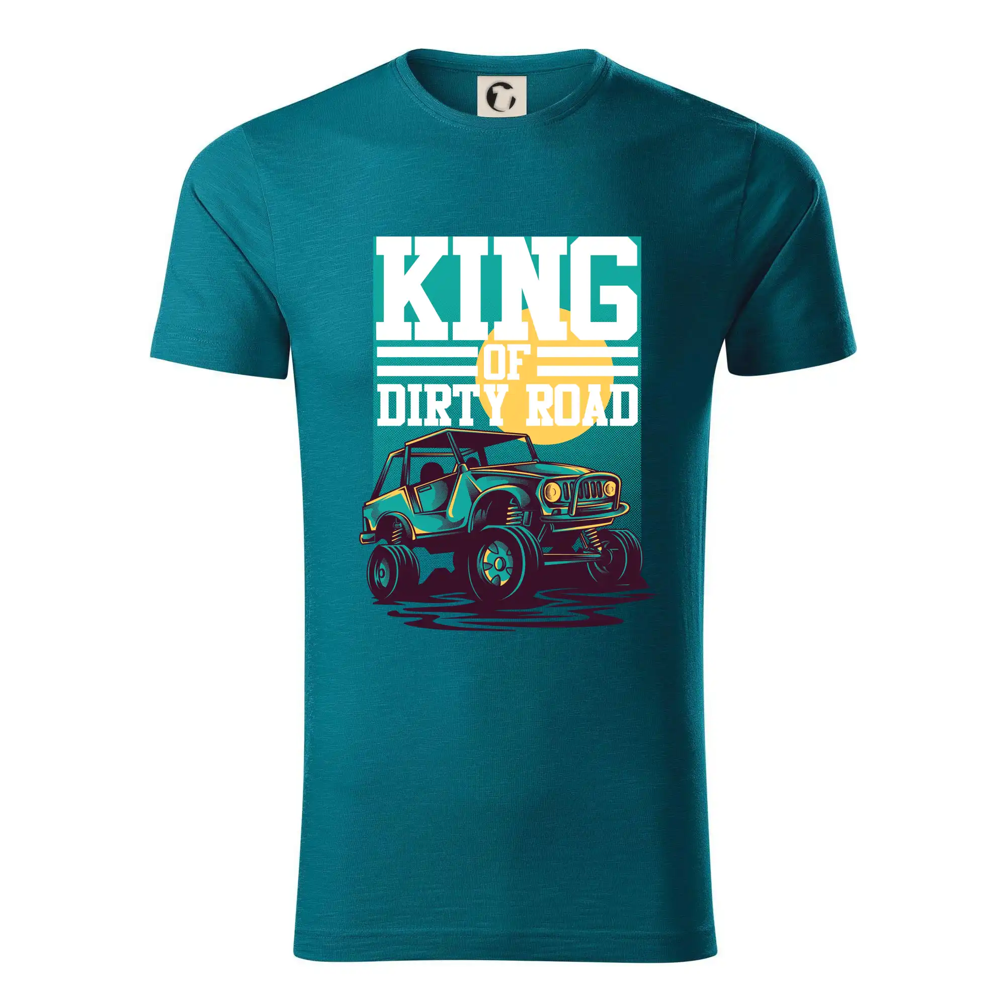 Auto tričká - King of dirty road - Tričko z organickej bavlny