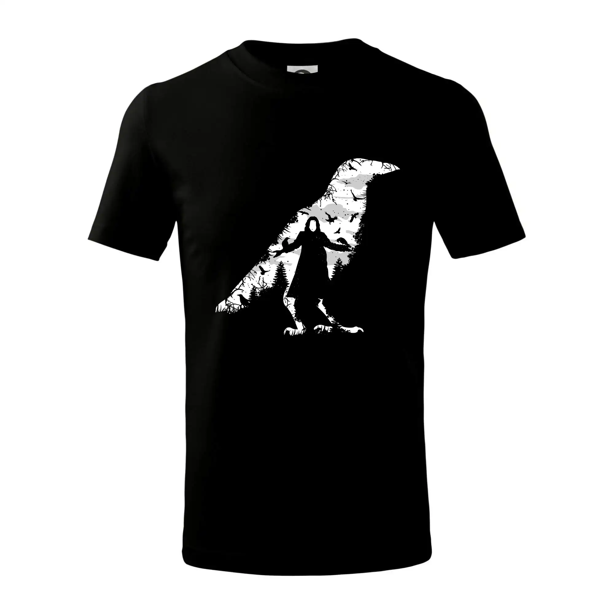 Tričká so zvieratami - The Crow nature - Tričko detské bavlnené