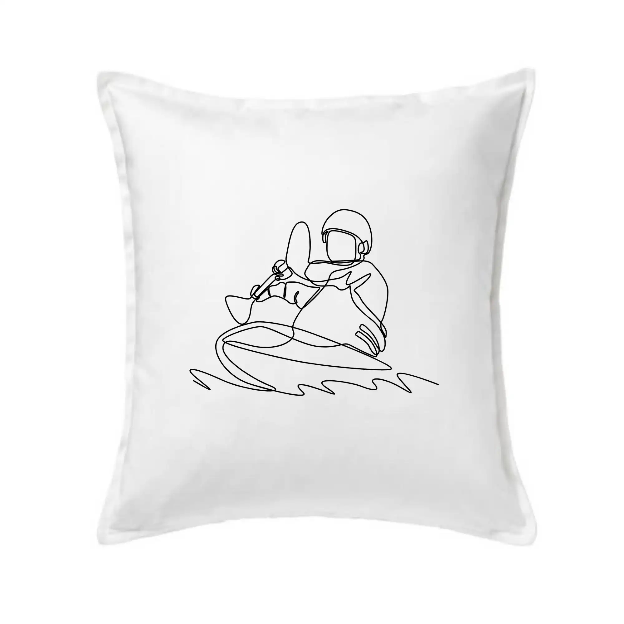 Kajak na vode jedným ťahom