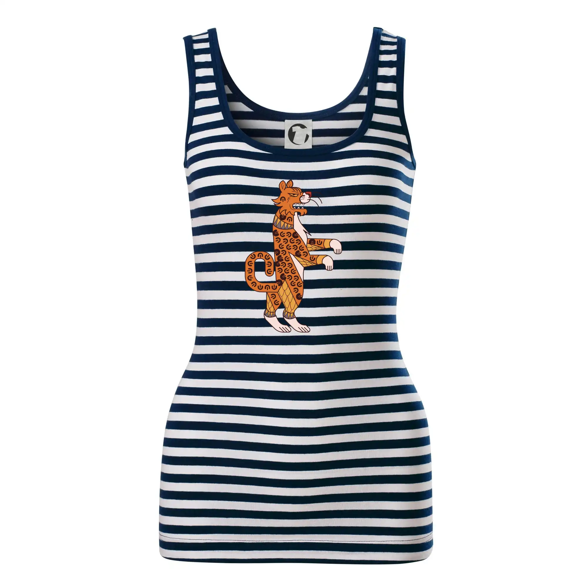 Mayovia / Aztékovia na tričku - Mayovia - zvieratá tiger - Sailor tielko na vodu