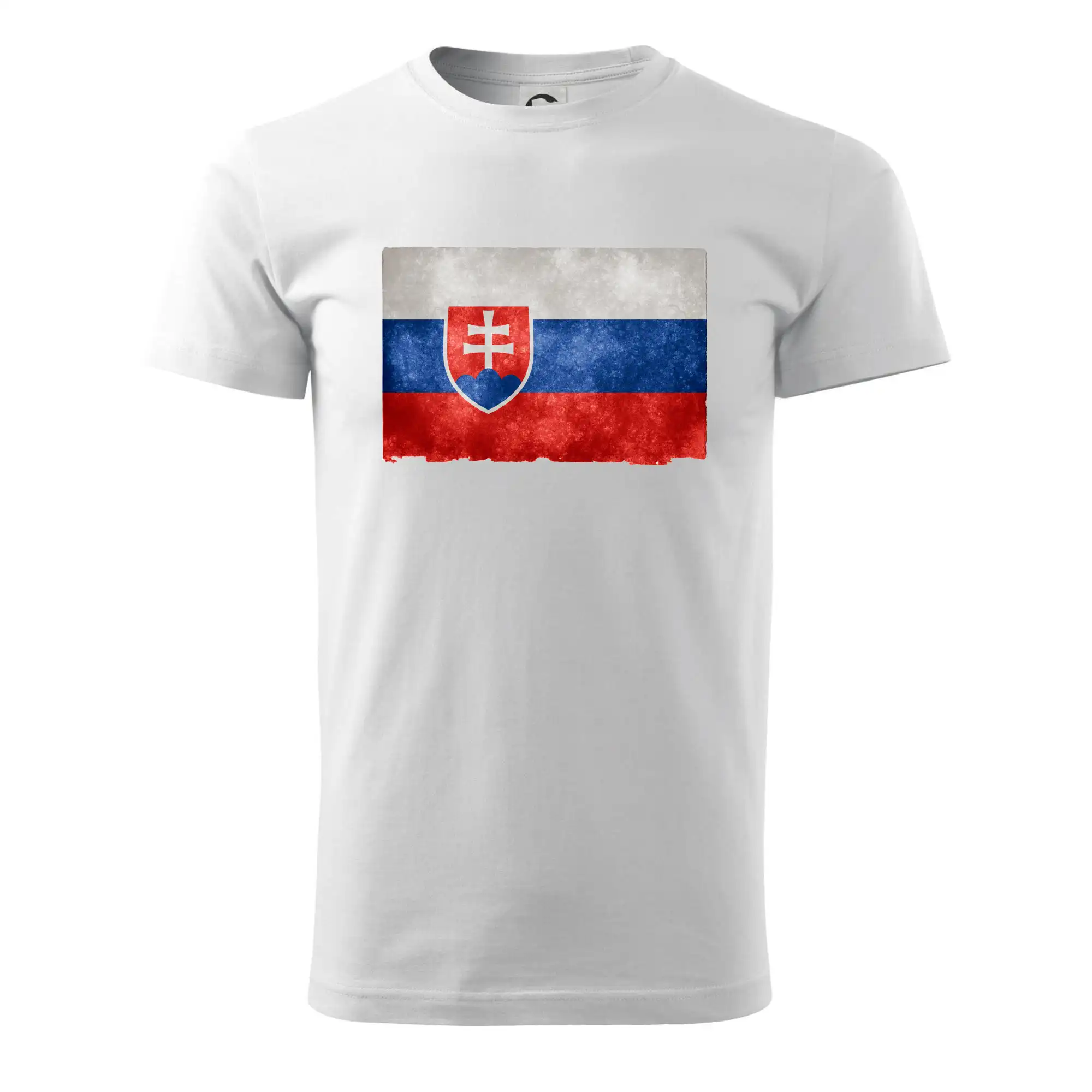 Politické tričká - Slovenská vlajka stará - Klasické pánske tričko vyššej gramáže