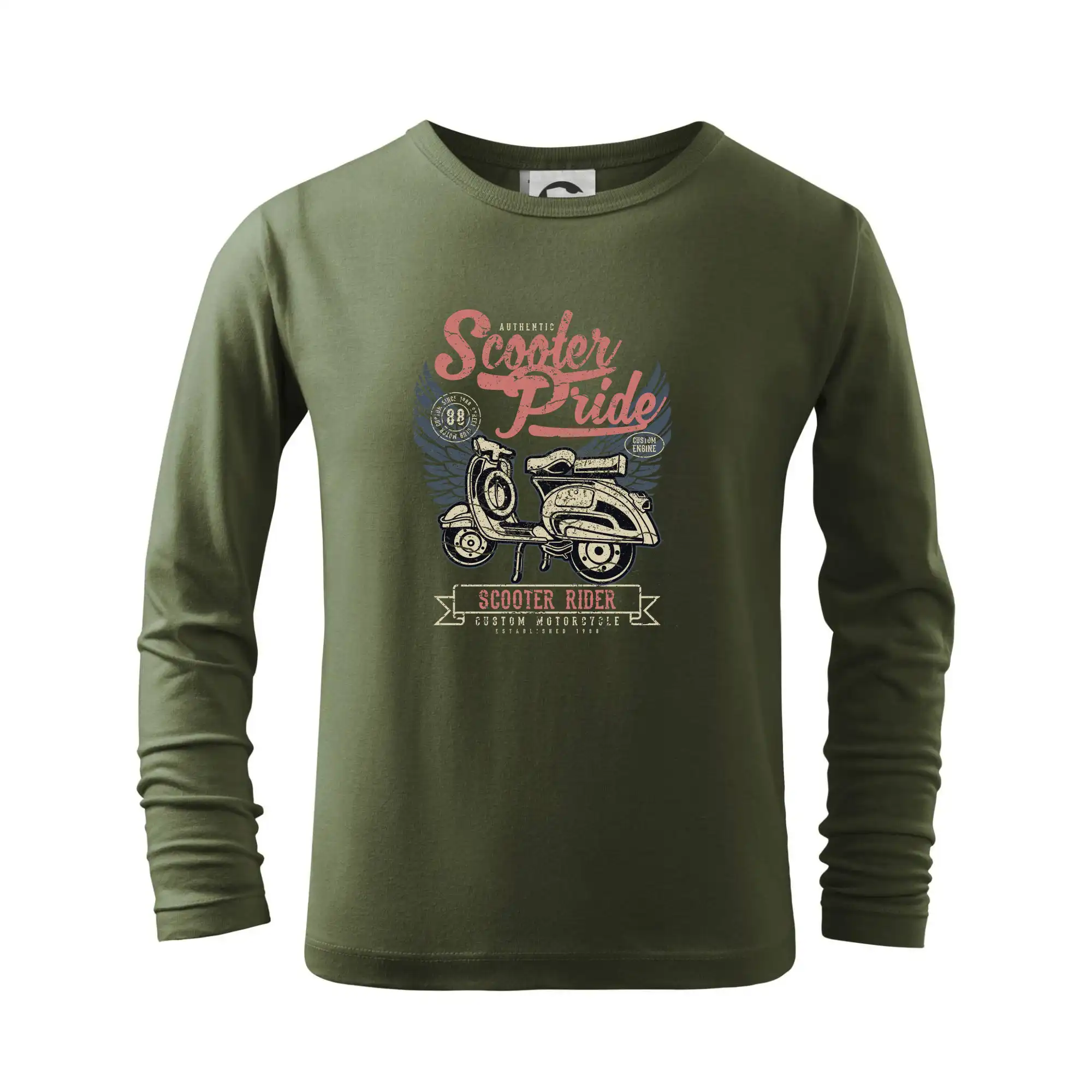 Tričká pre motorkárov¨ - Scooter Pride - Tričko detské Long Sleeve
