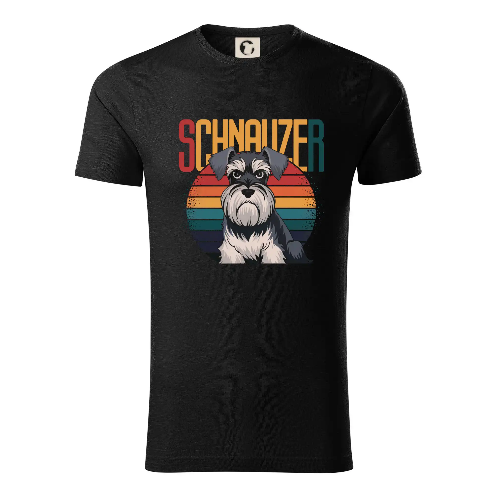 Ostatné psie plemená - Schnauzer farebné koliesko - Tričko z organickej bavlny