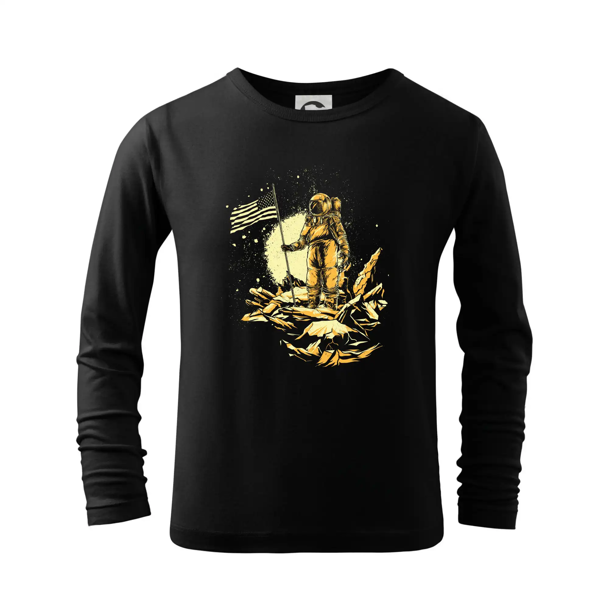 Vesmirne tričká - The American Astronaut - Tričko detské Long Sleeve