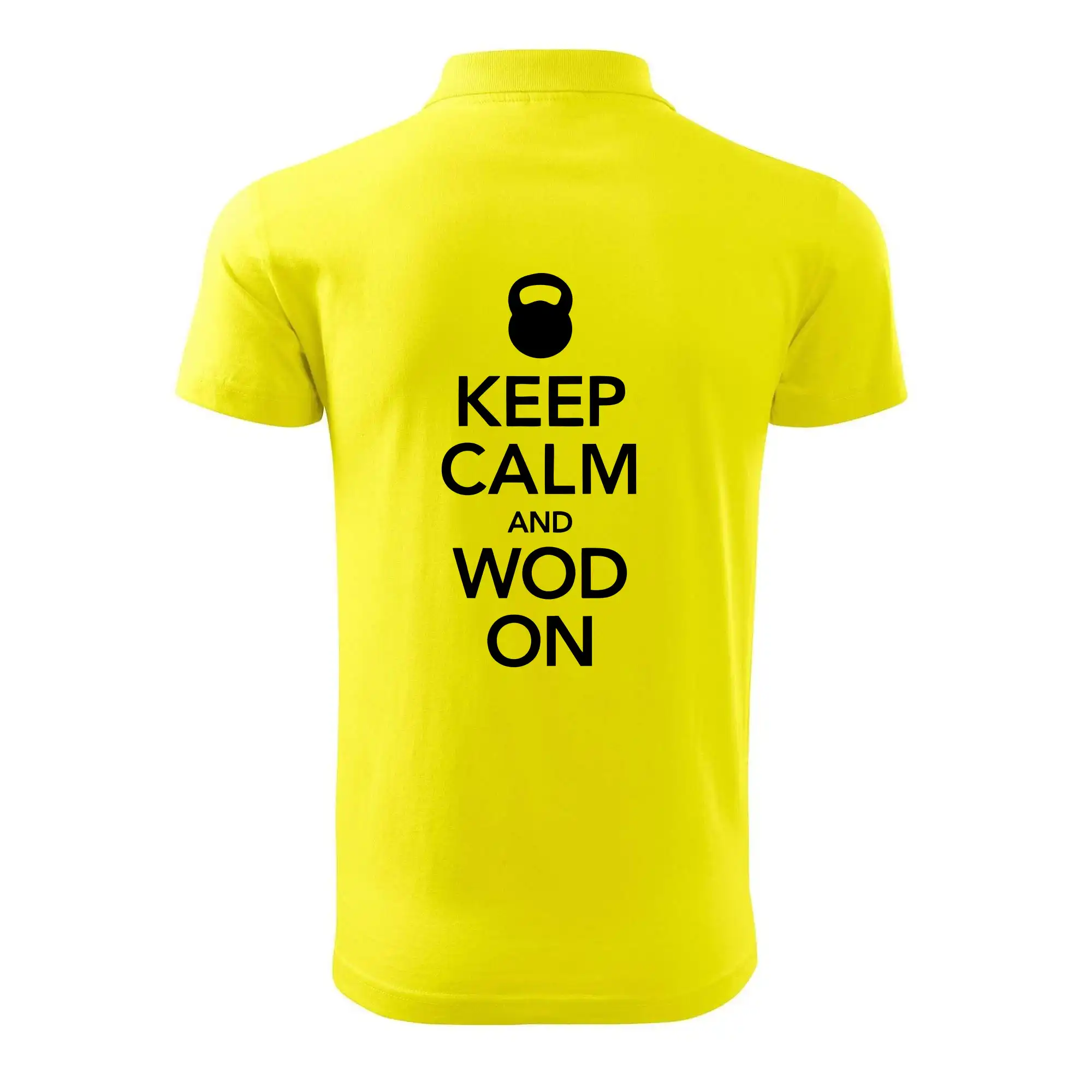 Posilňovani - Keep calm and wod on - Polokošeľa pánska Pique Polo 203
