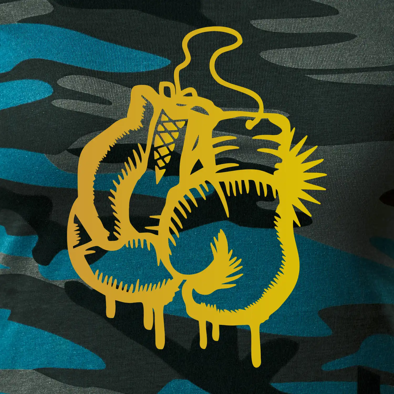 Box rukavice - zlatý potisk