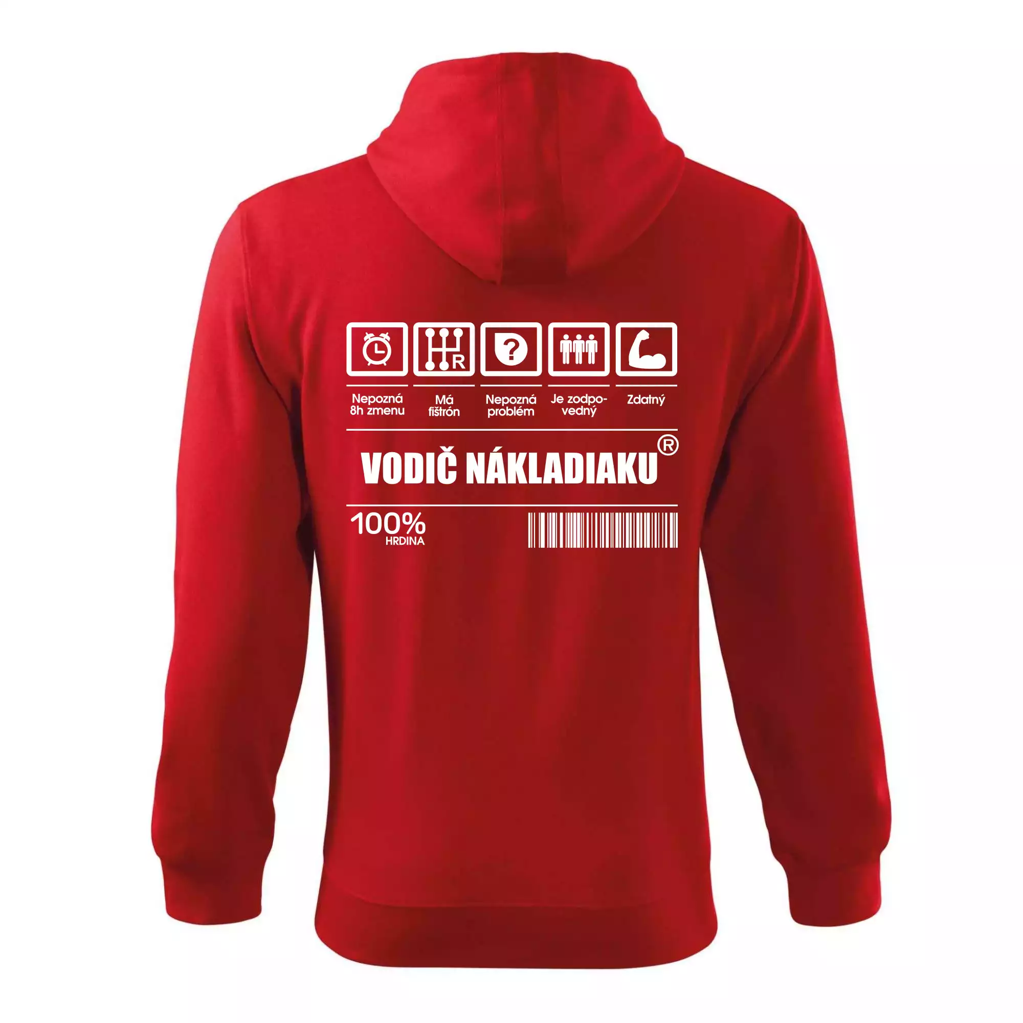 Čiarový kód - Vodič nákladiaku