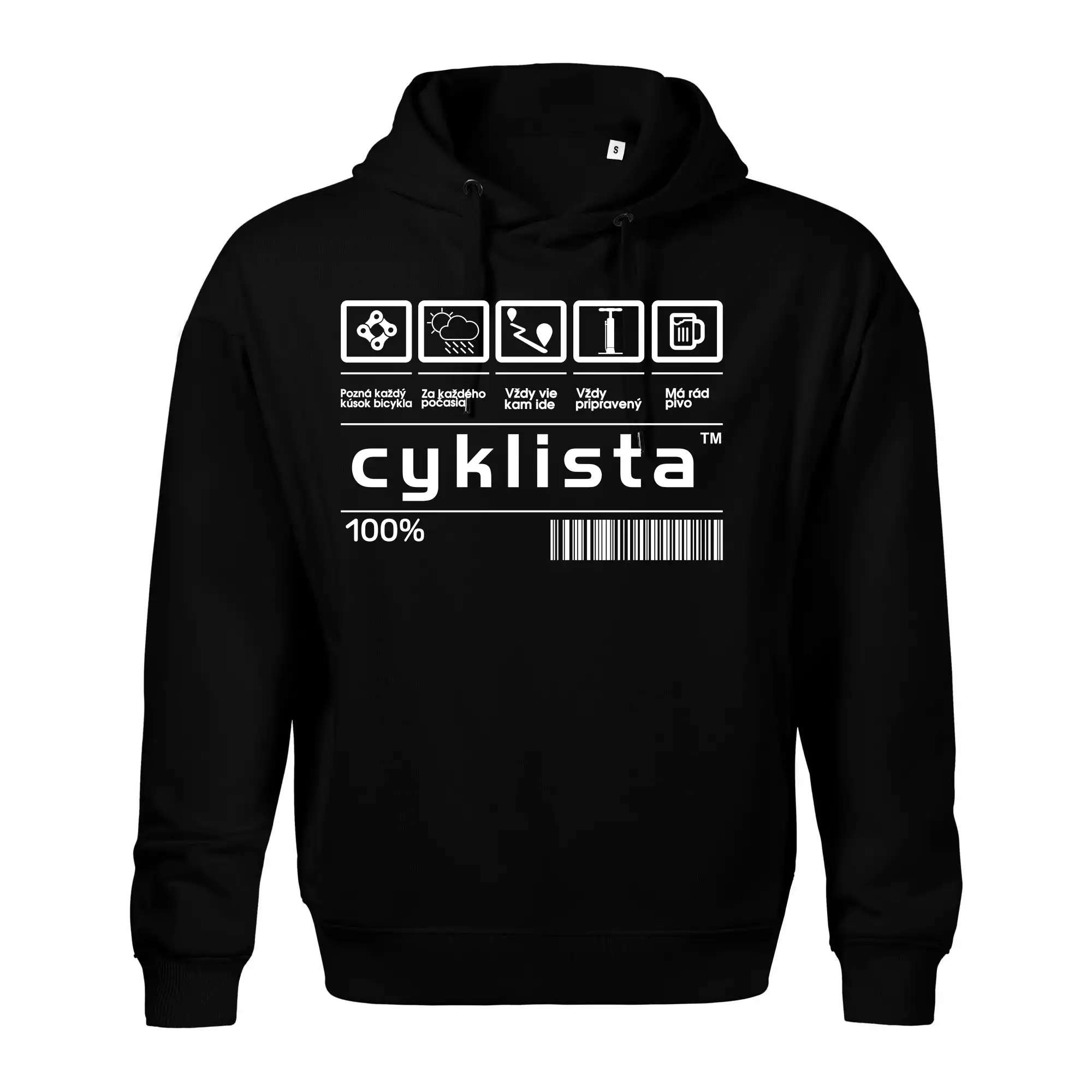 Čiarový kód - cyklista