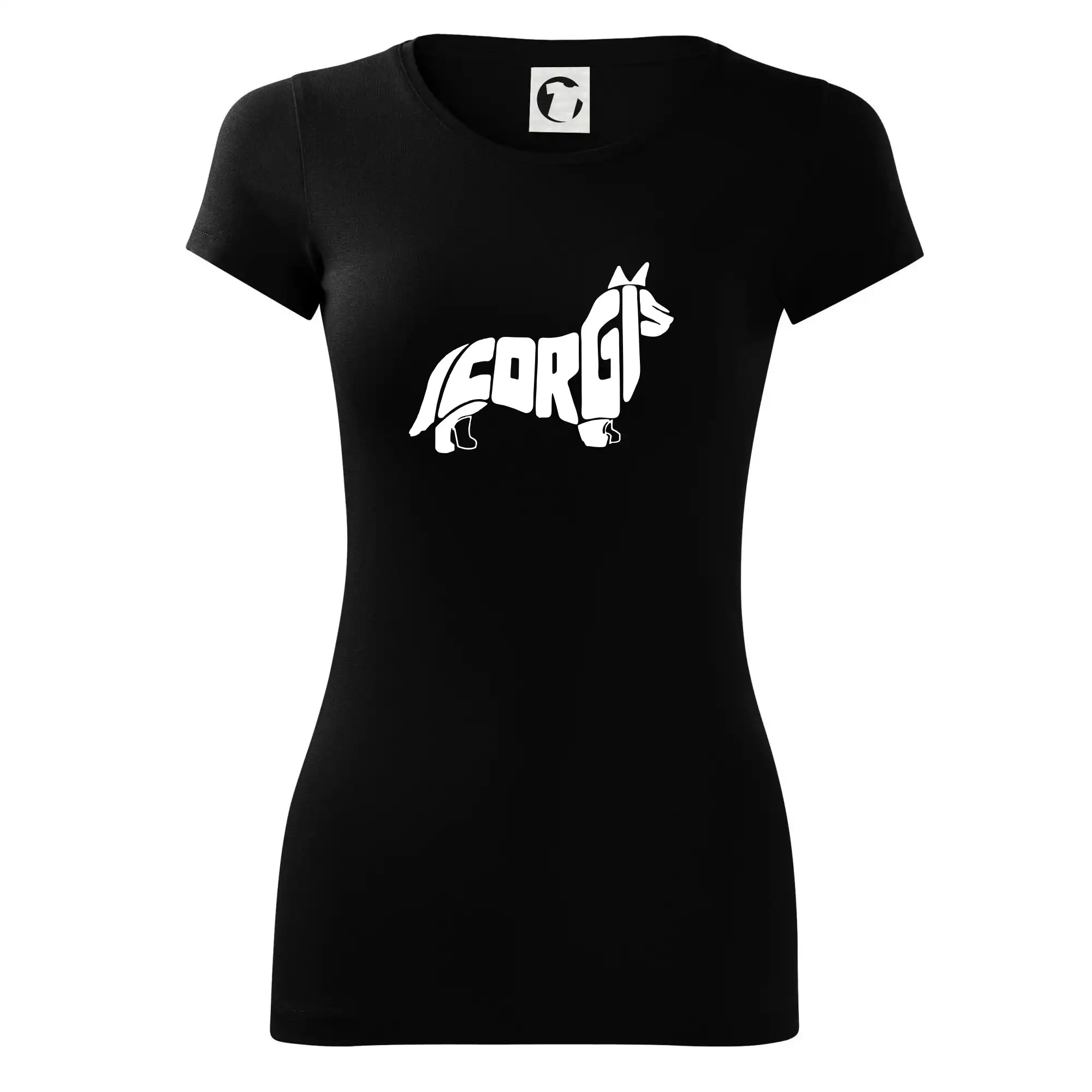 Corgi - nápis v těle