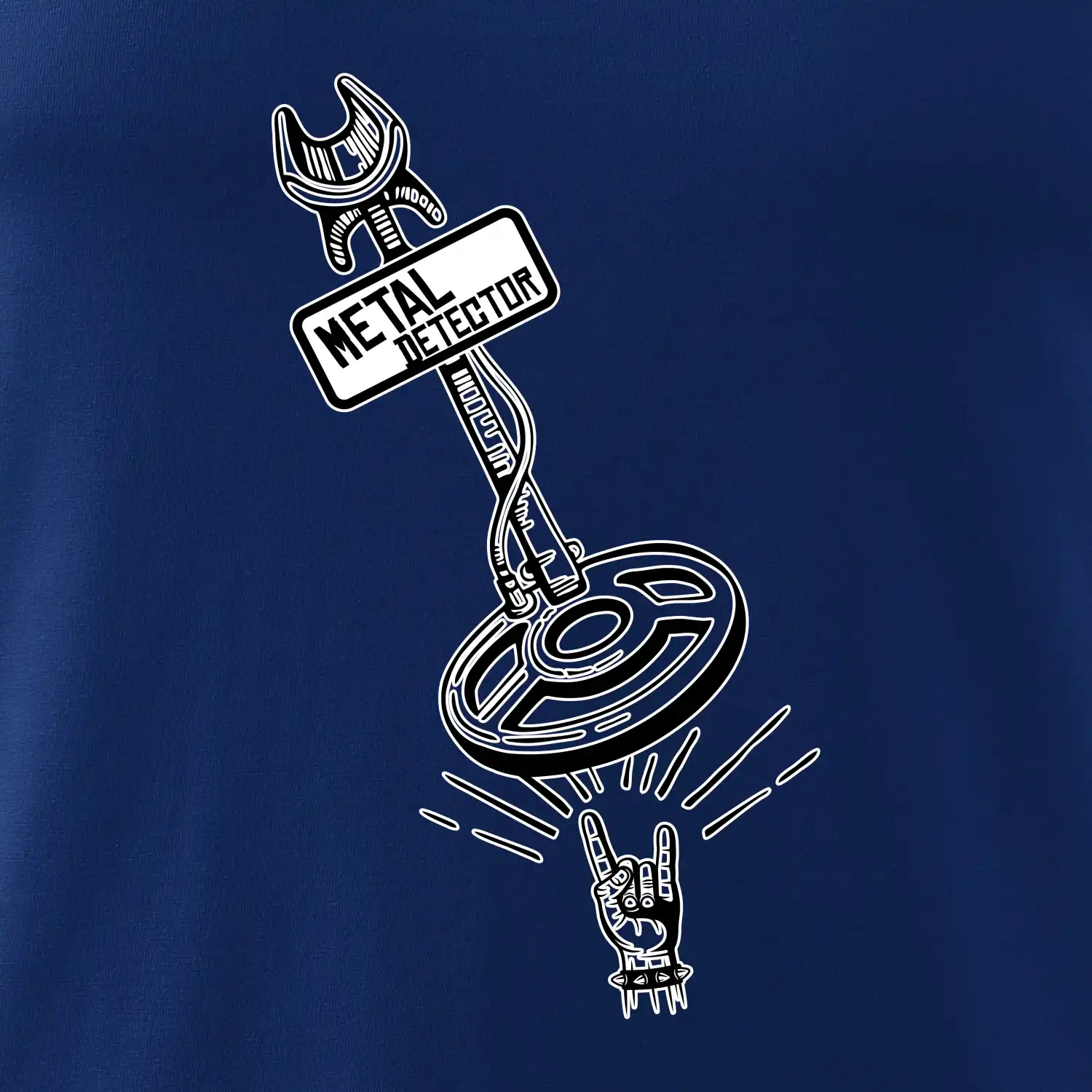 Metal detector rock