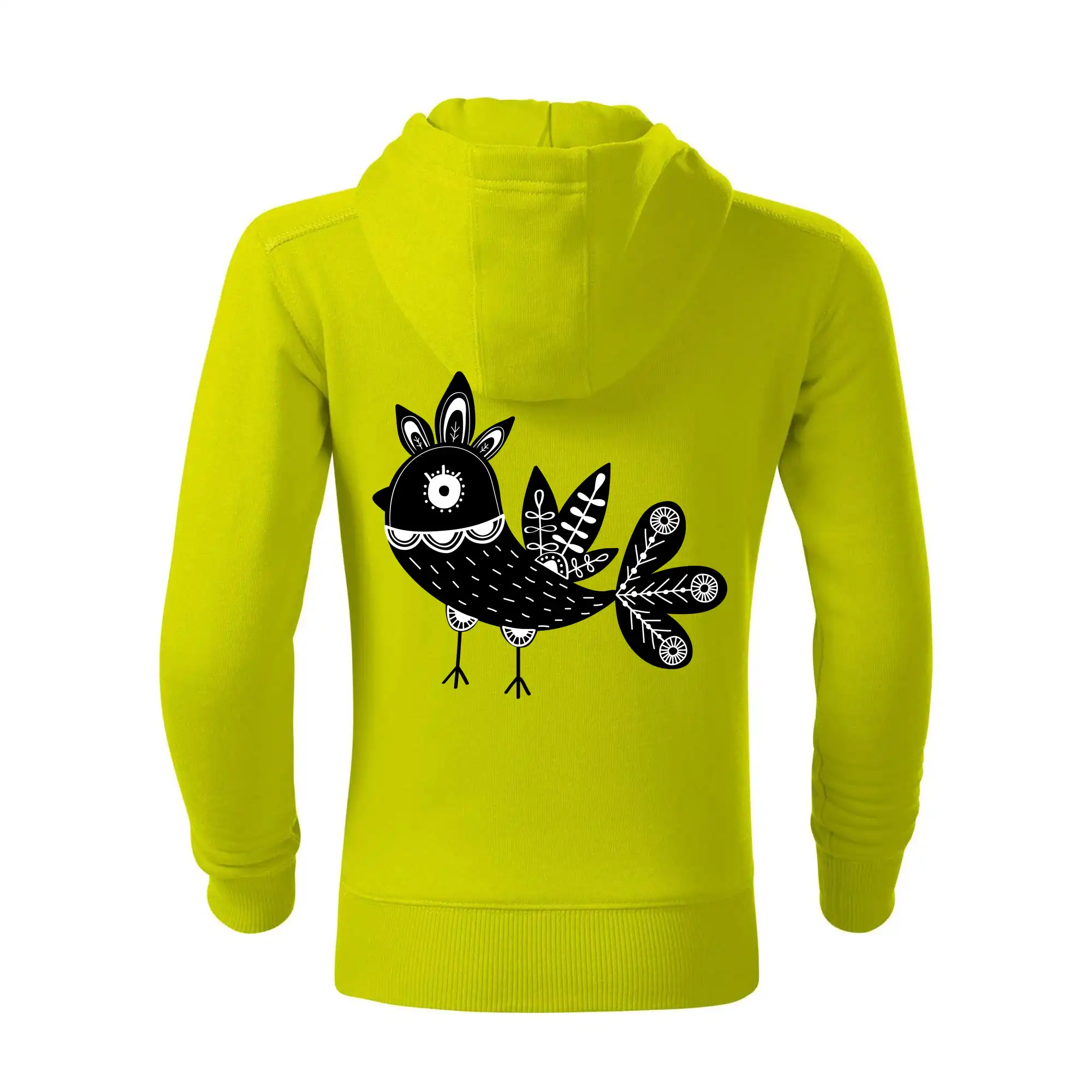 Ptáček černobílý folklór