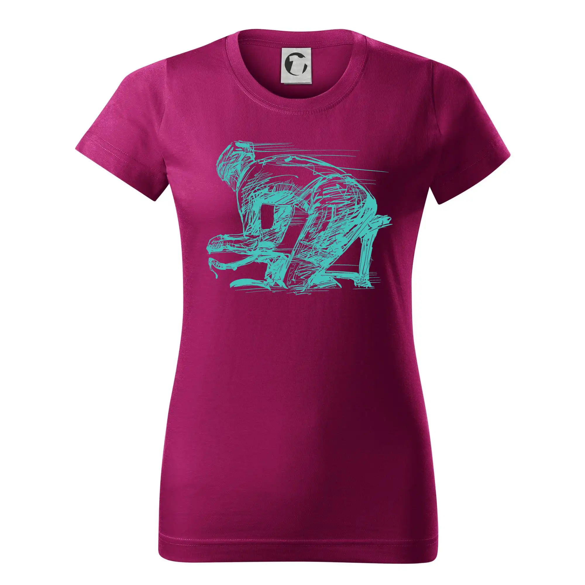 Silniční cyklista zadek