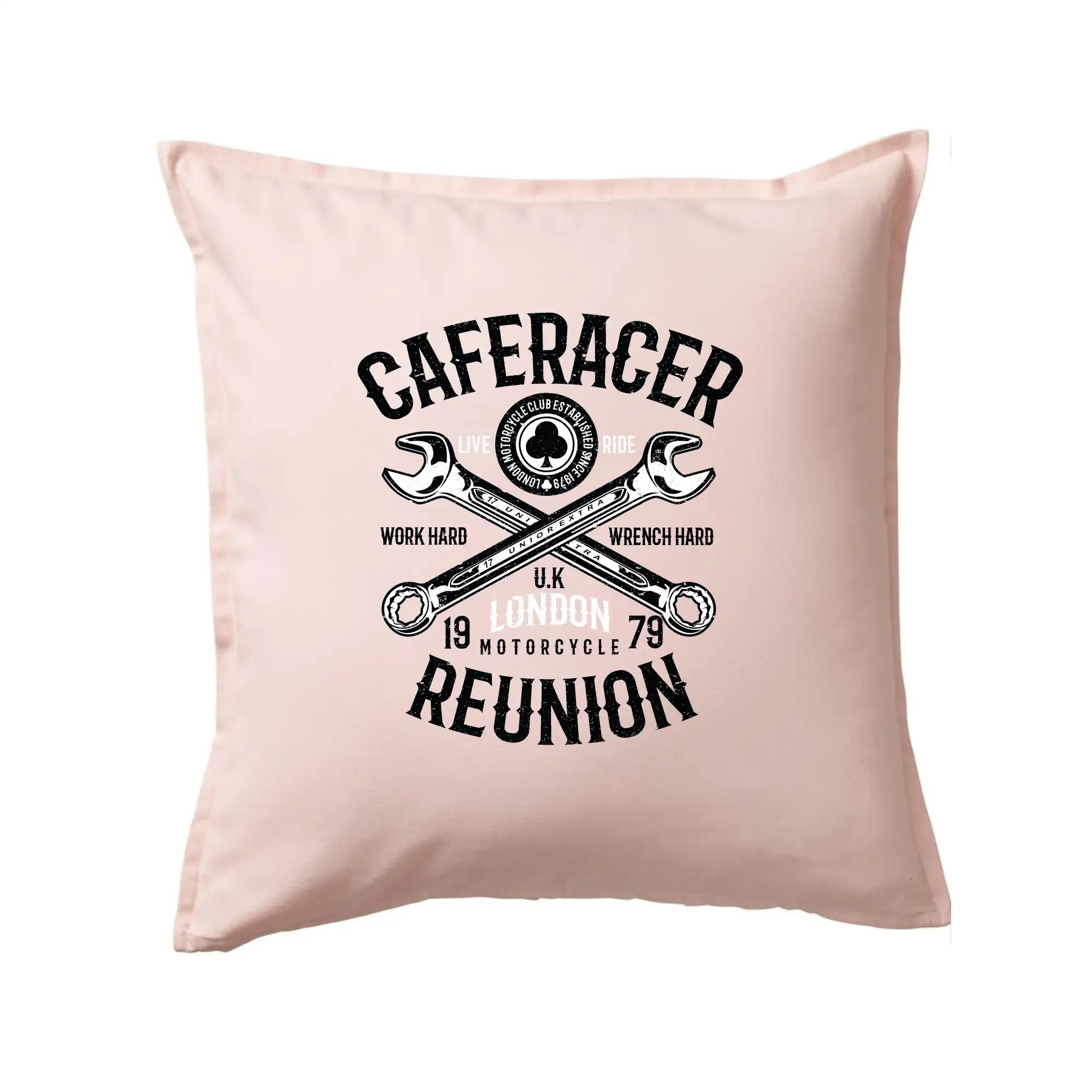 Vtipné tričká do práce - Caferacer Reunion - Vankúš 50x50