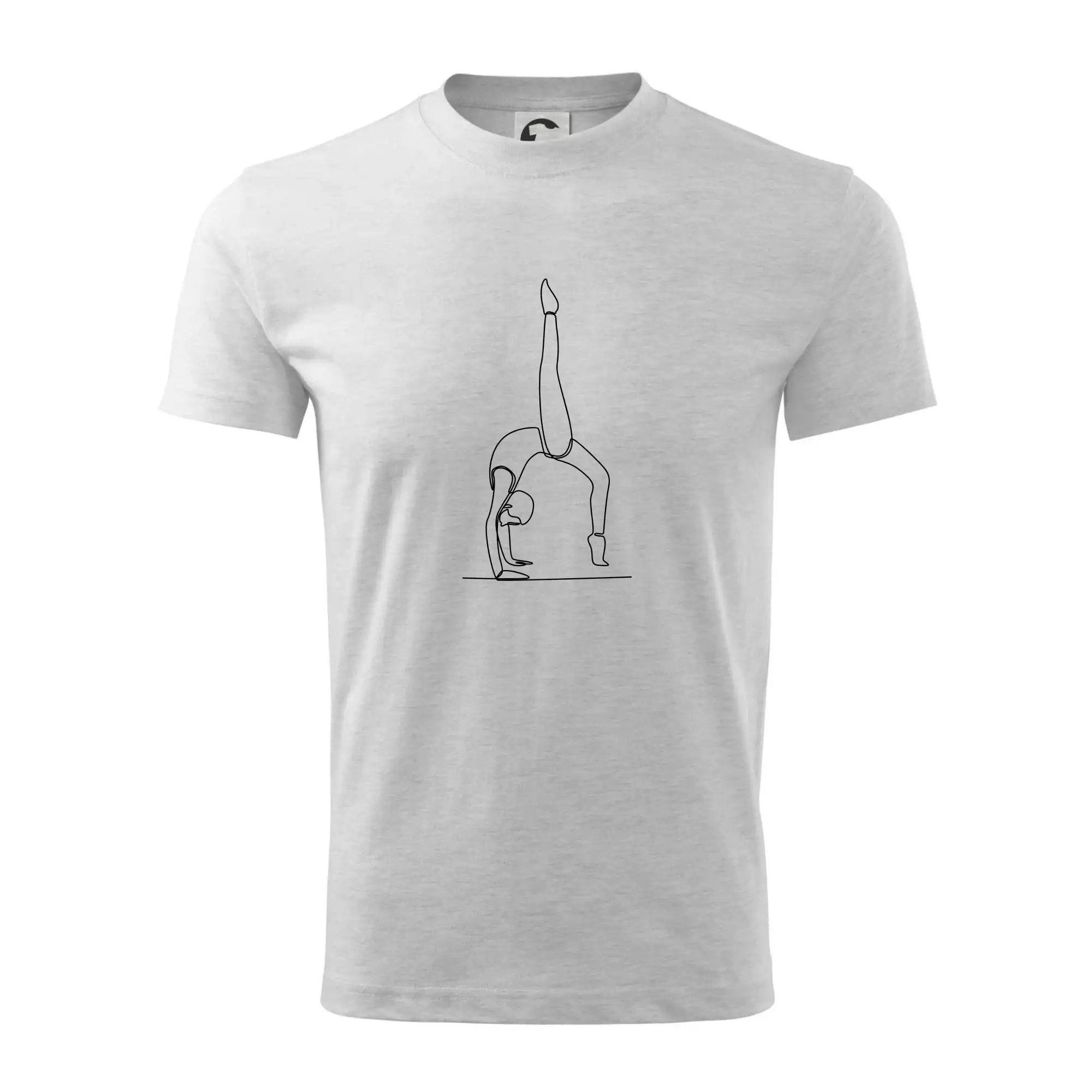 Tričká a mikiny s obrázkami jedným ťahom - Gymnastika na rukách jedným ťahom - Tričko detské bavlnené
