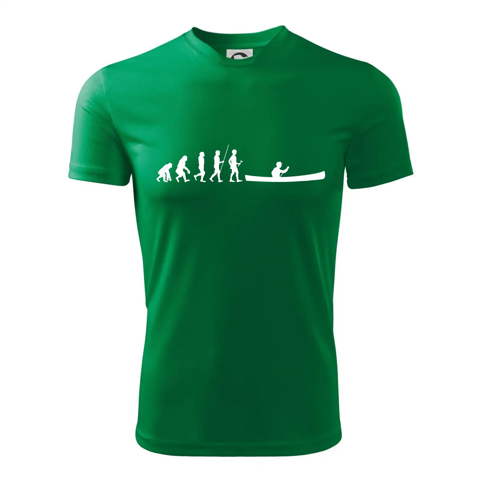 Vodácke tričká - Evoluce kanoe stará - Detské tričko športové