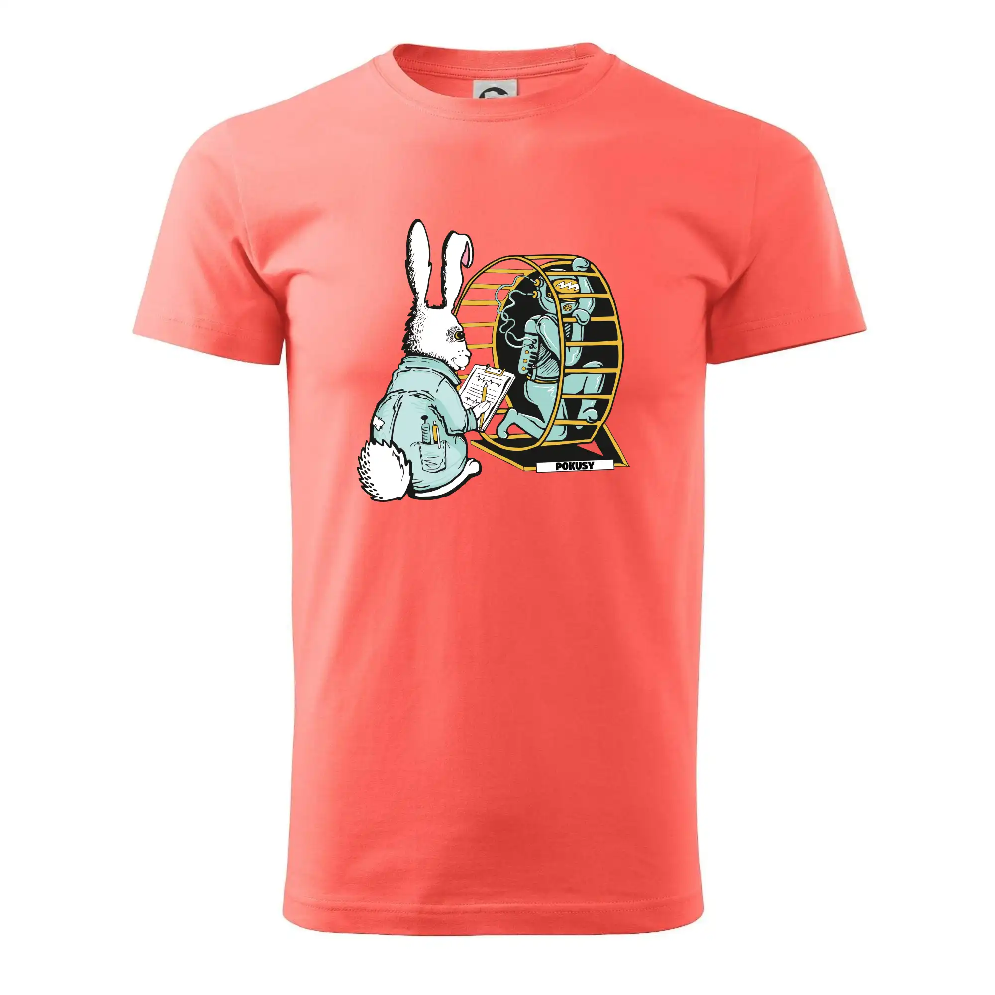 Tričká so zvieratami - Pokusy na ľuďoch (Pecka Design) - Pánske tričko nižšej gramáže