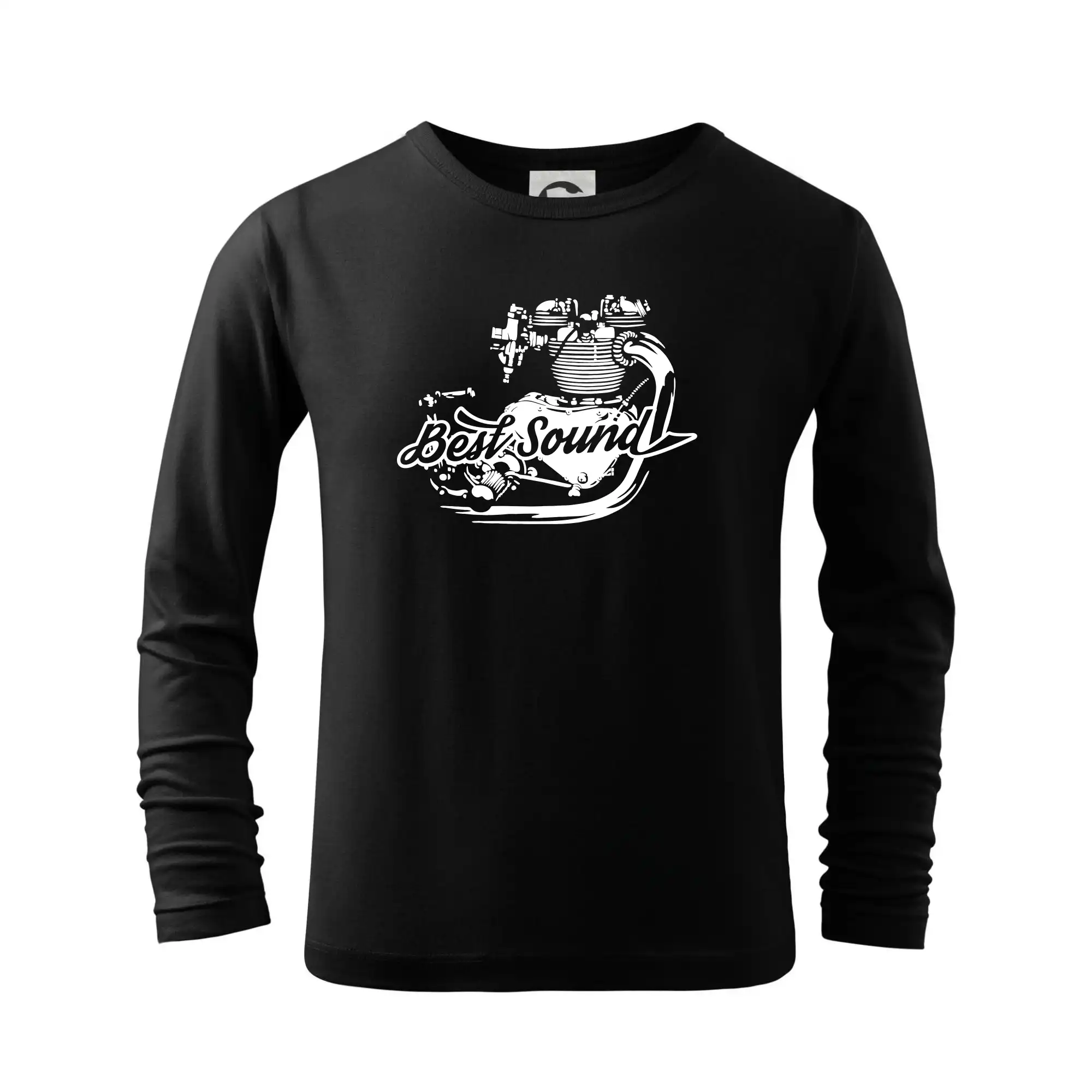 Tričká a mikiny s potlačou motoriek – pre pravých motorkárov - Moto Best Sound - Tričko detské Long Sleeve