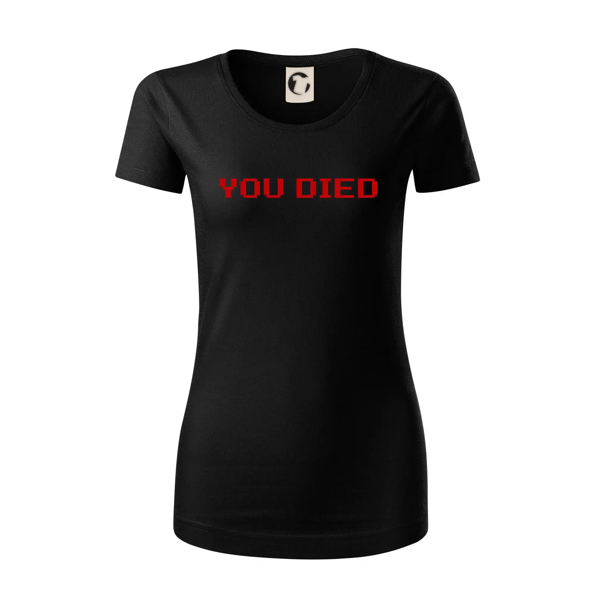 Tričká pre ajťákov - You Died - Dámske tričko z organickej bavlny Origin (GOTS)