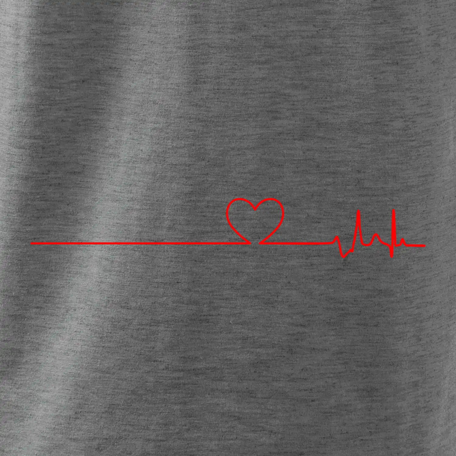 Poker EKG srdce červené