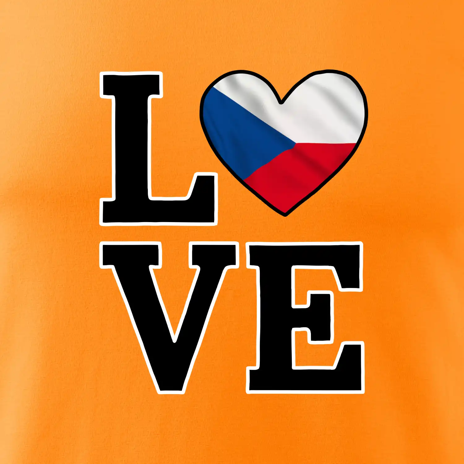 Love Česká vlajka