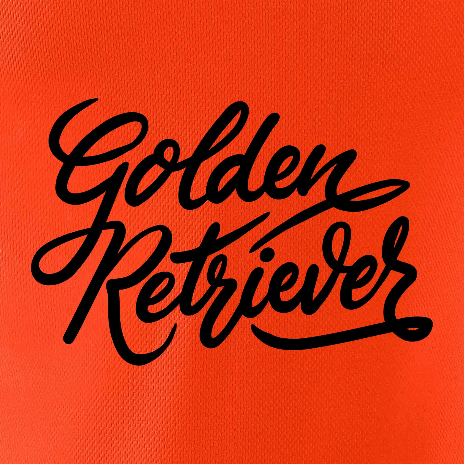 Golden retriever - nápis okrasný