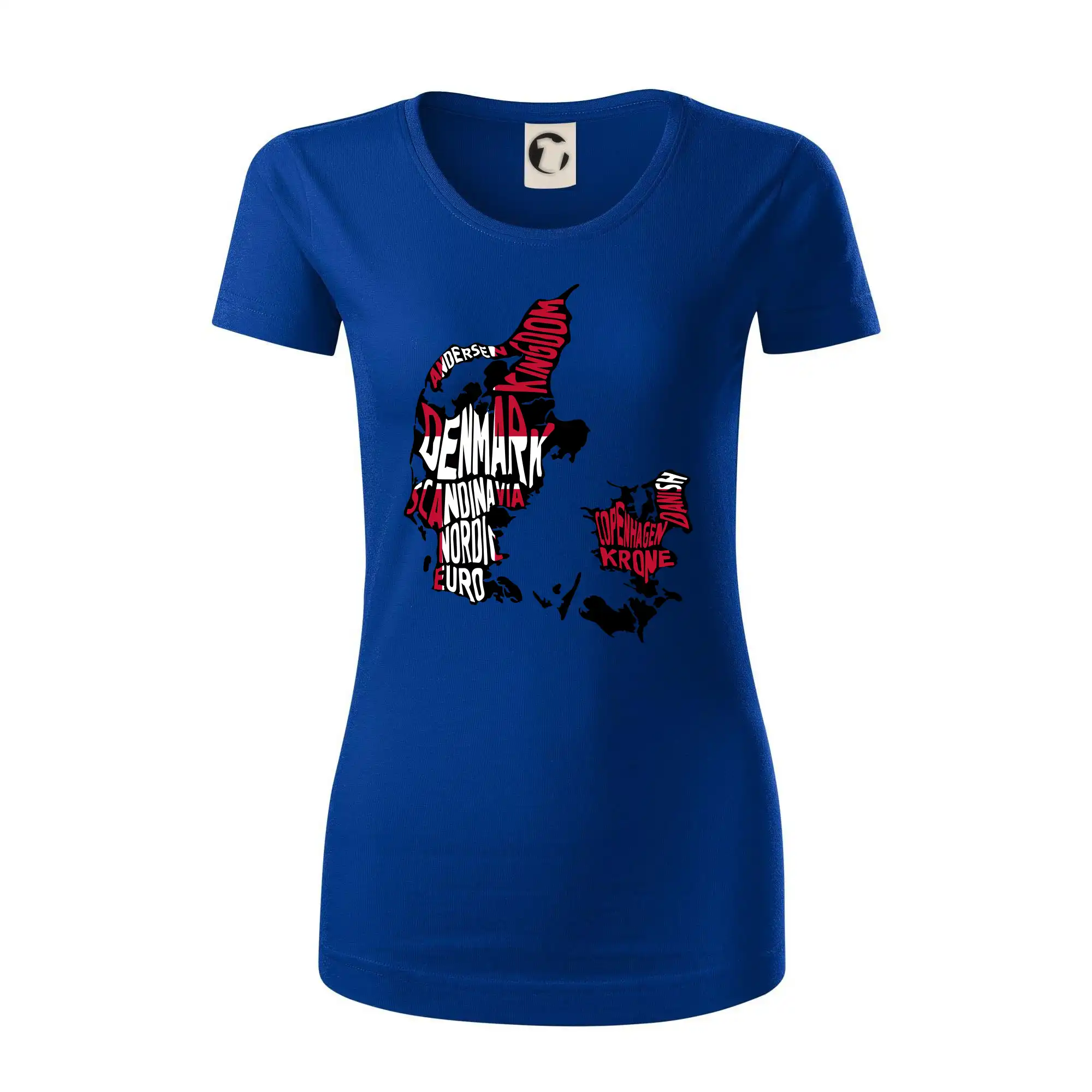 Mapy - názvy měst - Dánsko