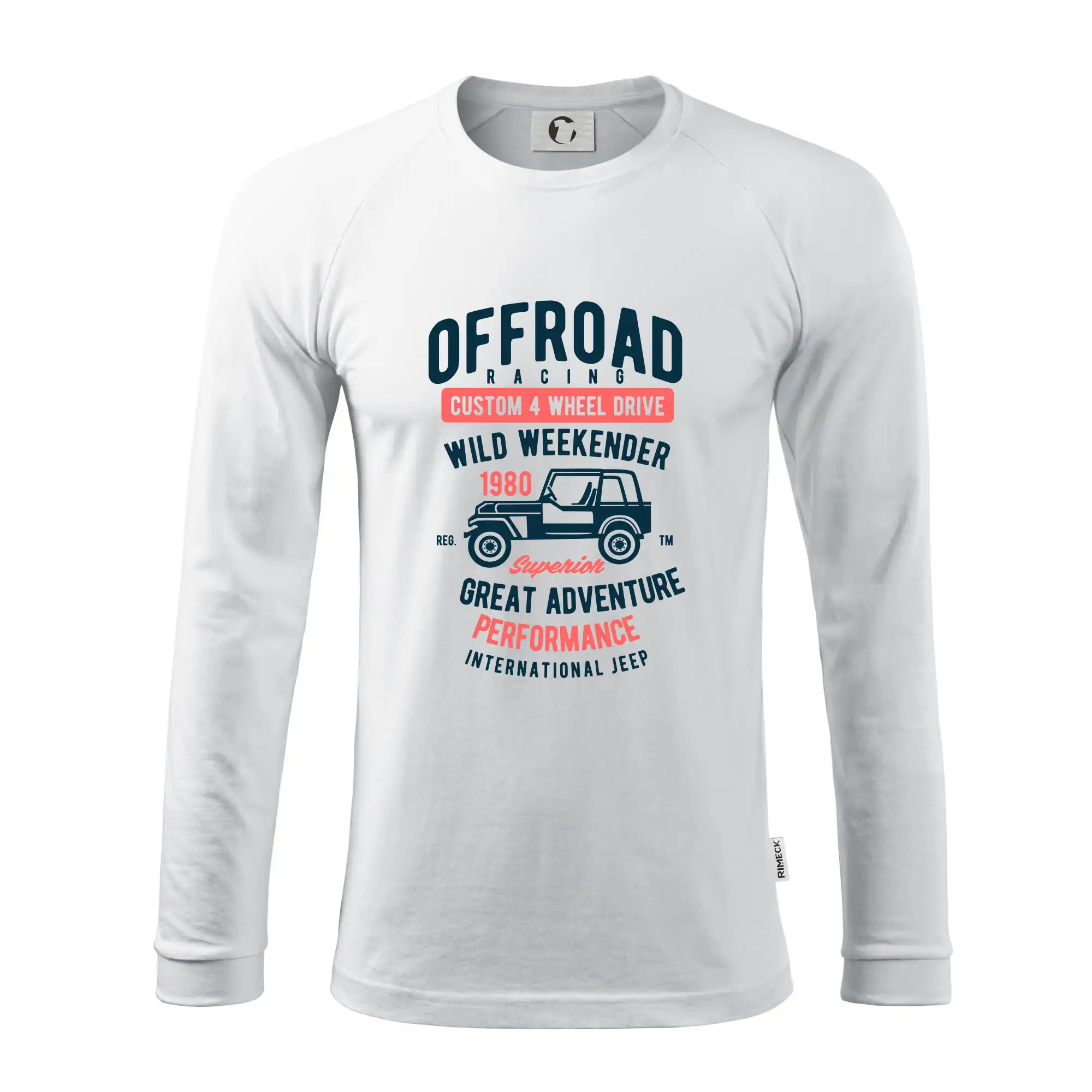 Auto tričká - Off Road Racing - Pánske tričko s dlhým rukávom LS130