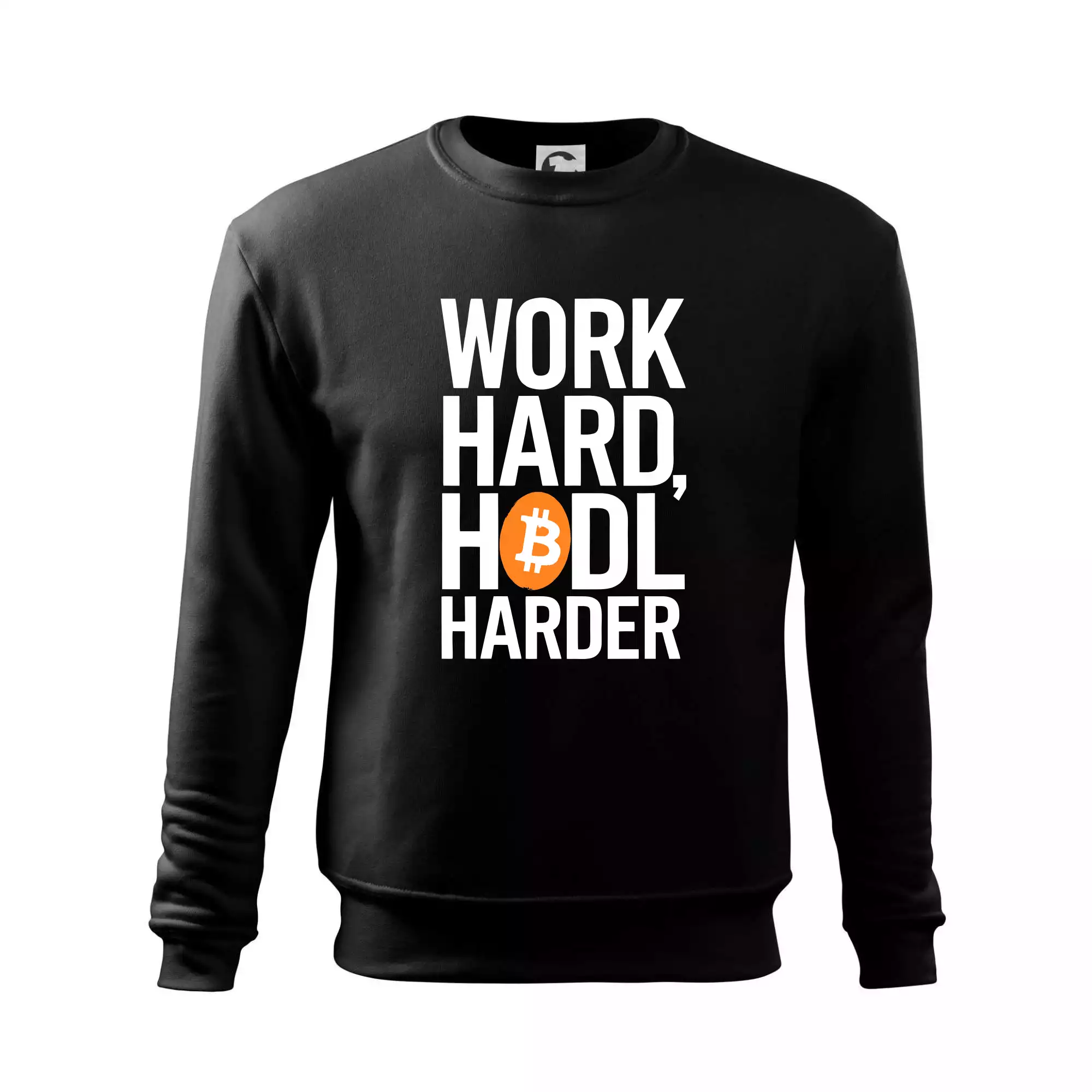 Velký nápis Work Hard, HODL Harder