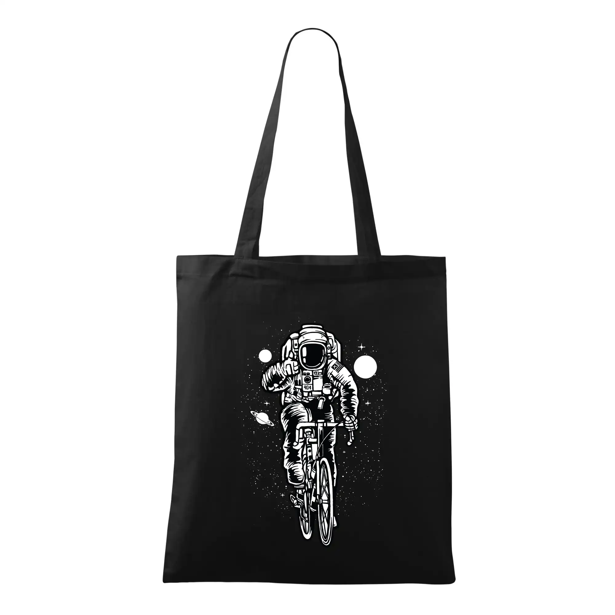 Tričko ako darček pre cyklistu - Astronaut Bicycle - Taška bavlnená