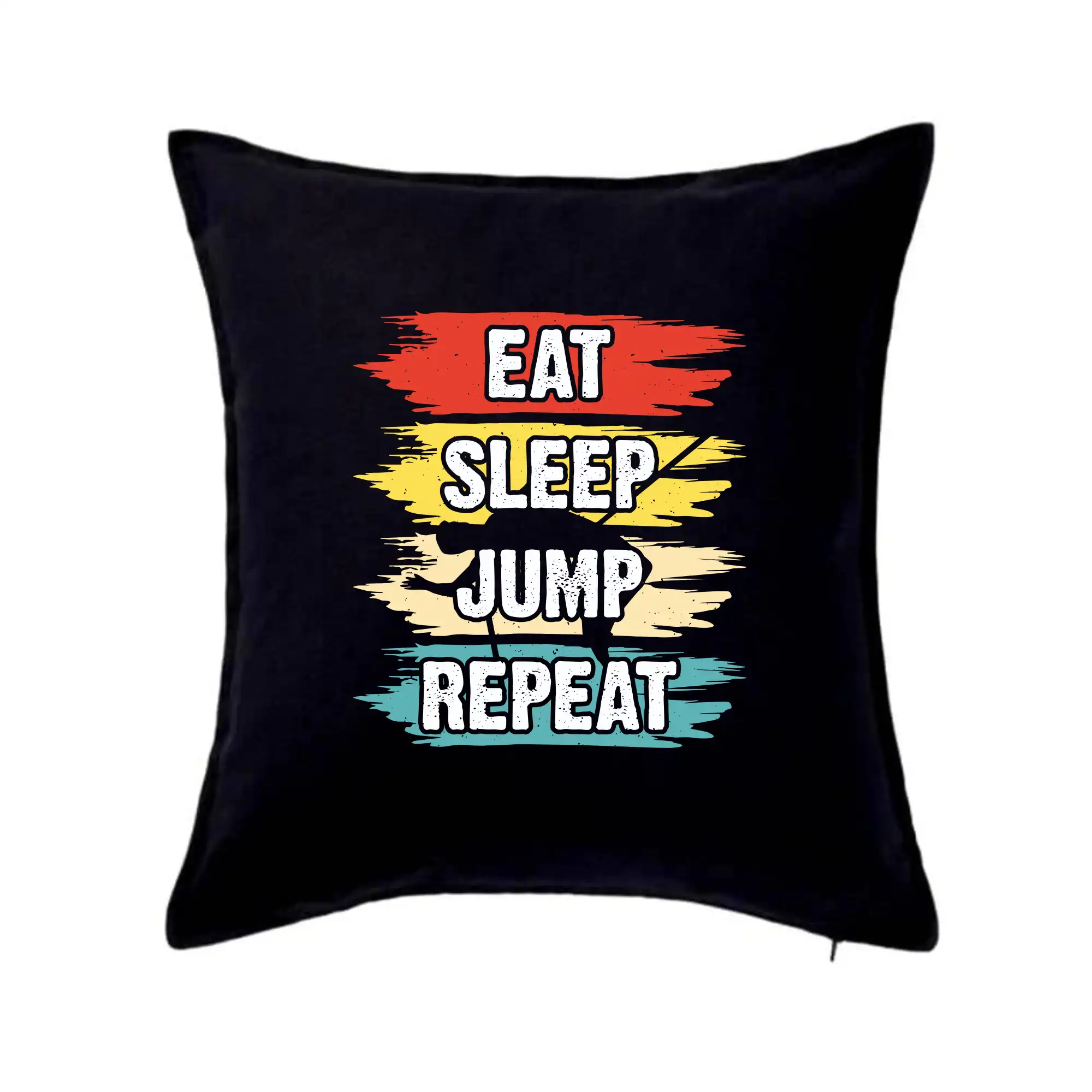 Ostatné športy - Eat sleep JUMP repeat - Vankúš 50x50